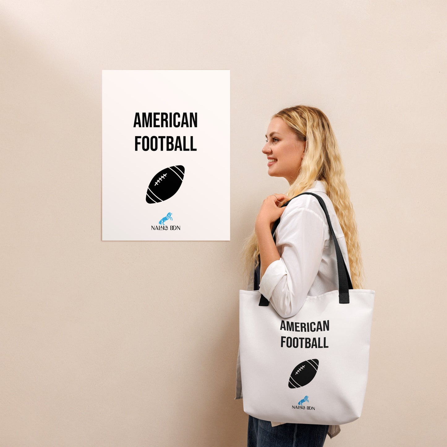 American Football - AOP Tote Bag