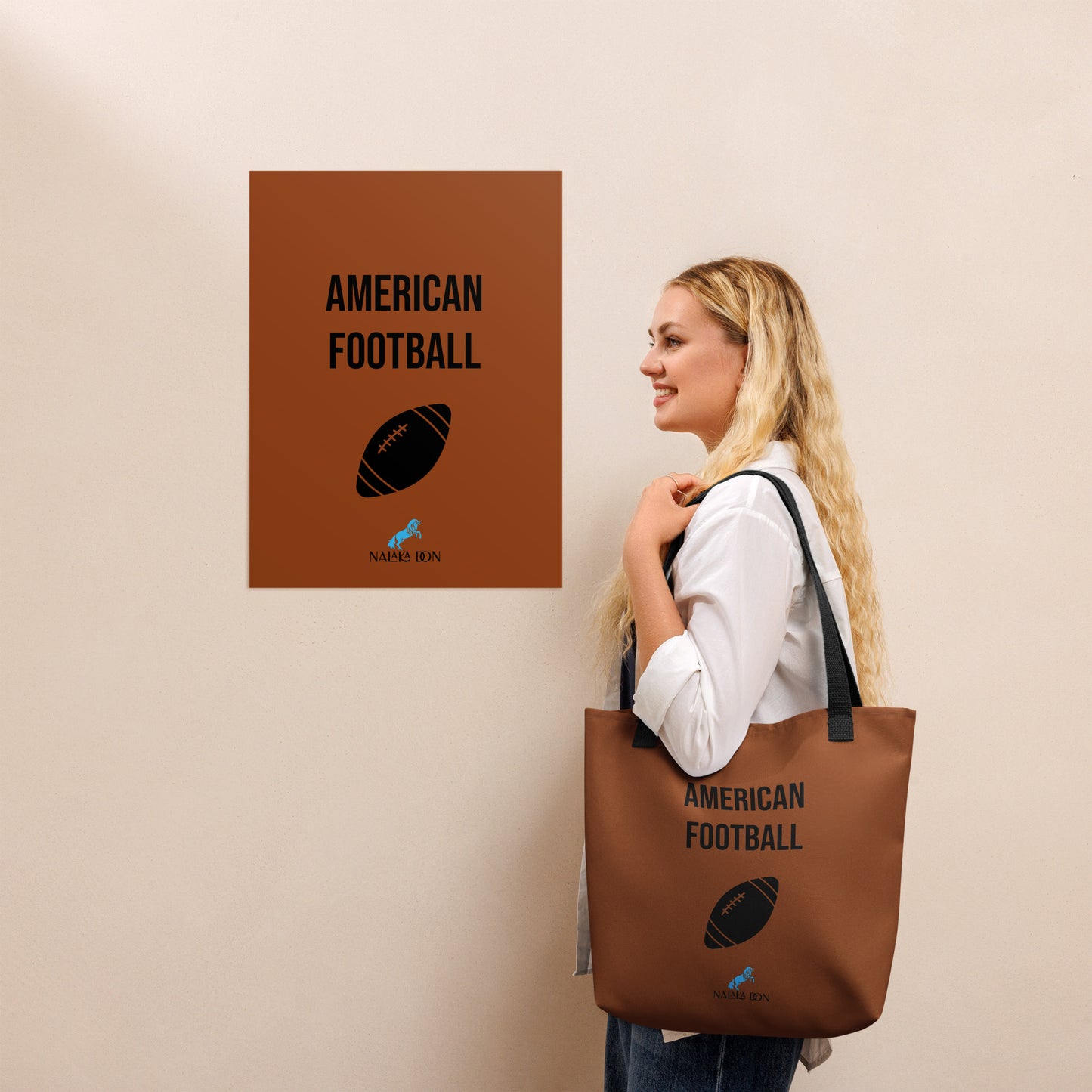 American Football - AOP Tote Bag