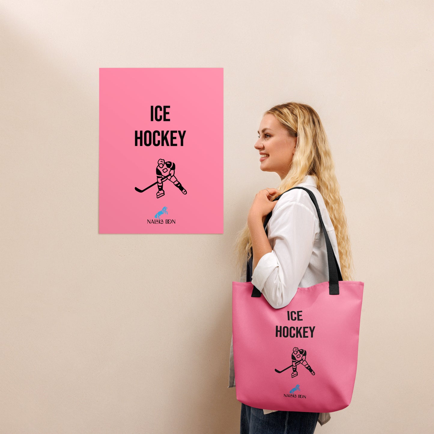 Ice Hockey - AOP Tote Bag