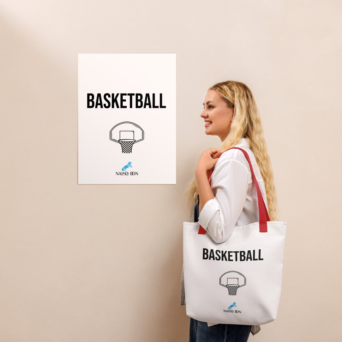 Basketball - AOP Tote Bag