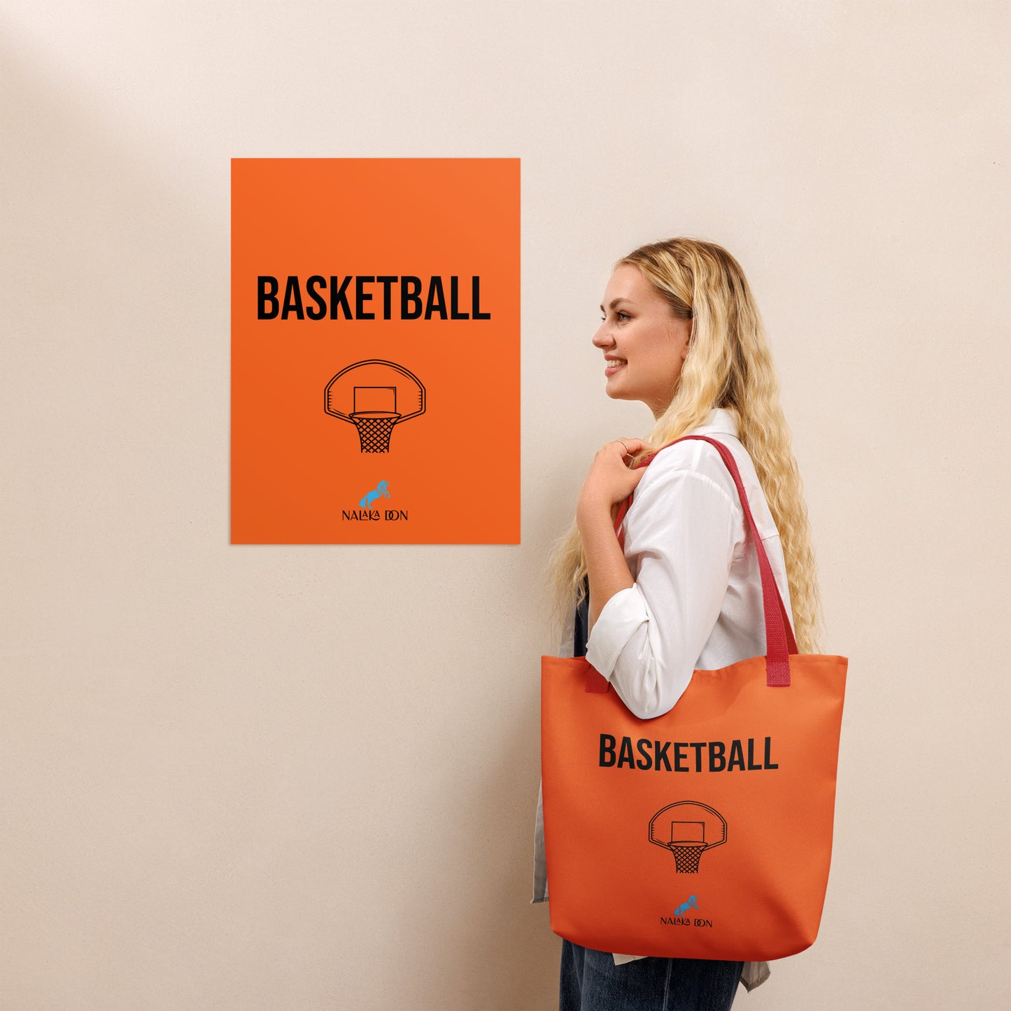 Basketball - AOP Tote Bag