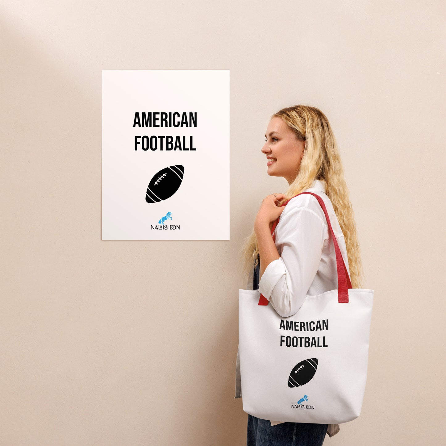 American Football - AOP Tote Bag