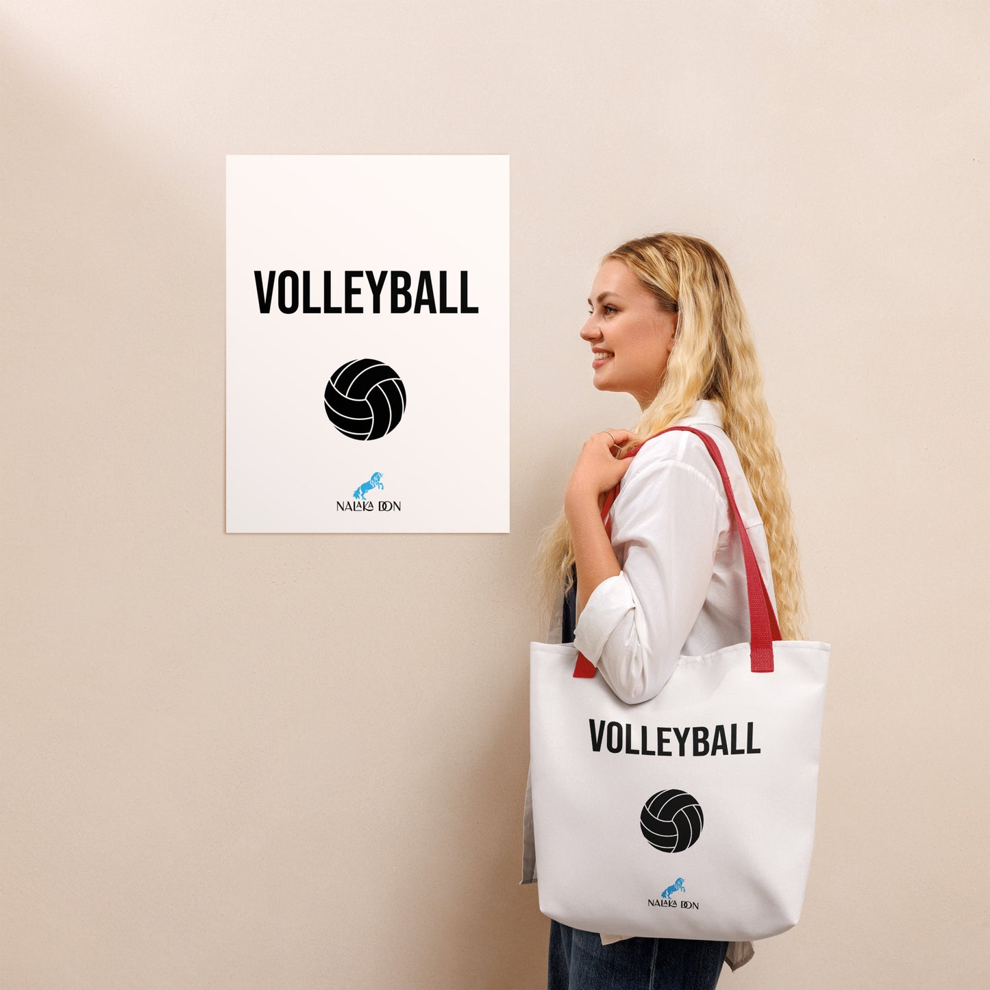 Volleyball - AOP Tote Bag
