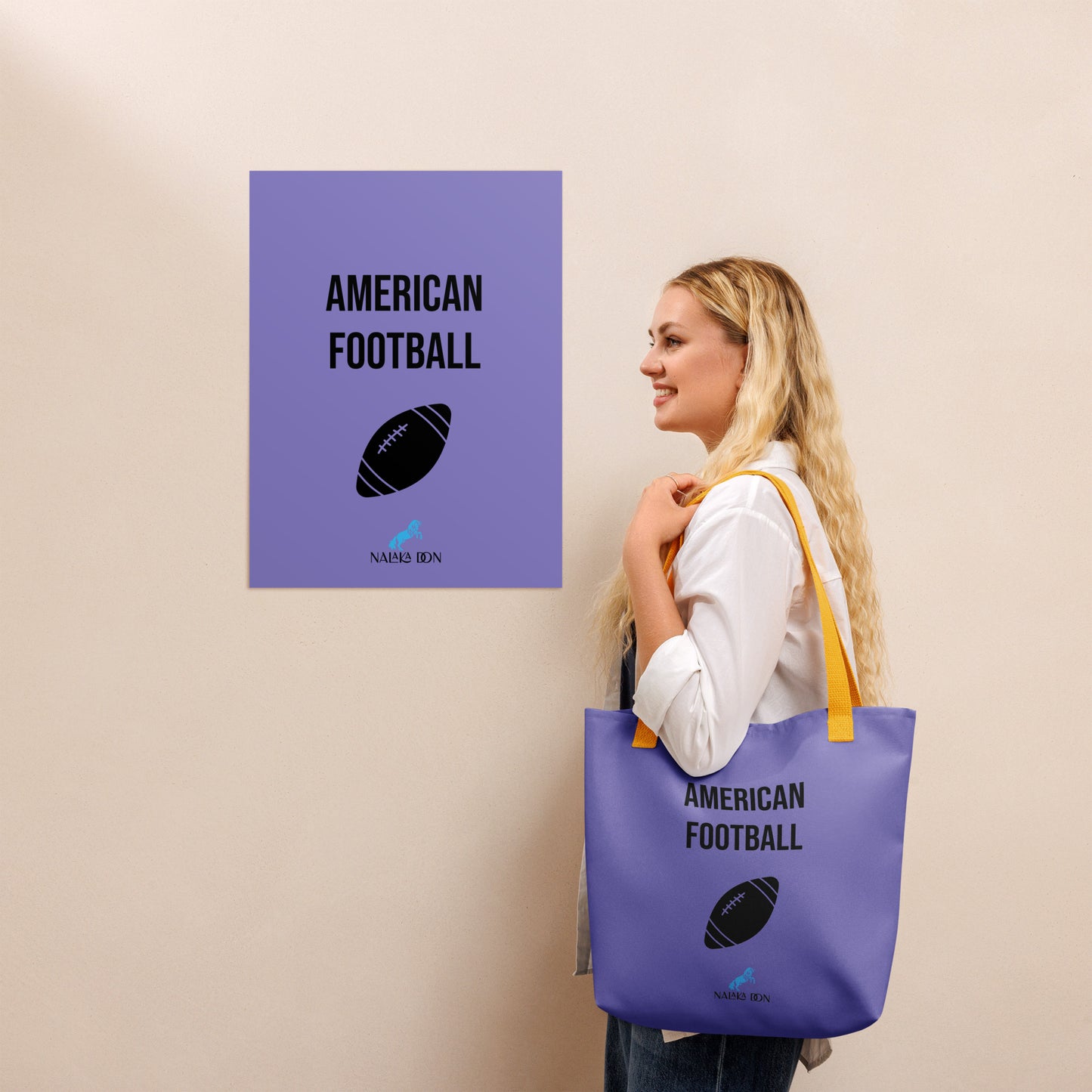 American Football - AOP Tote Bag