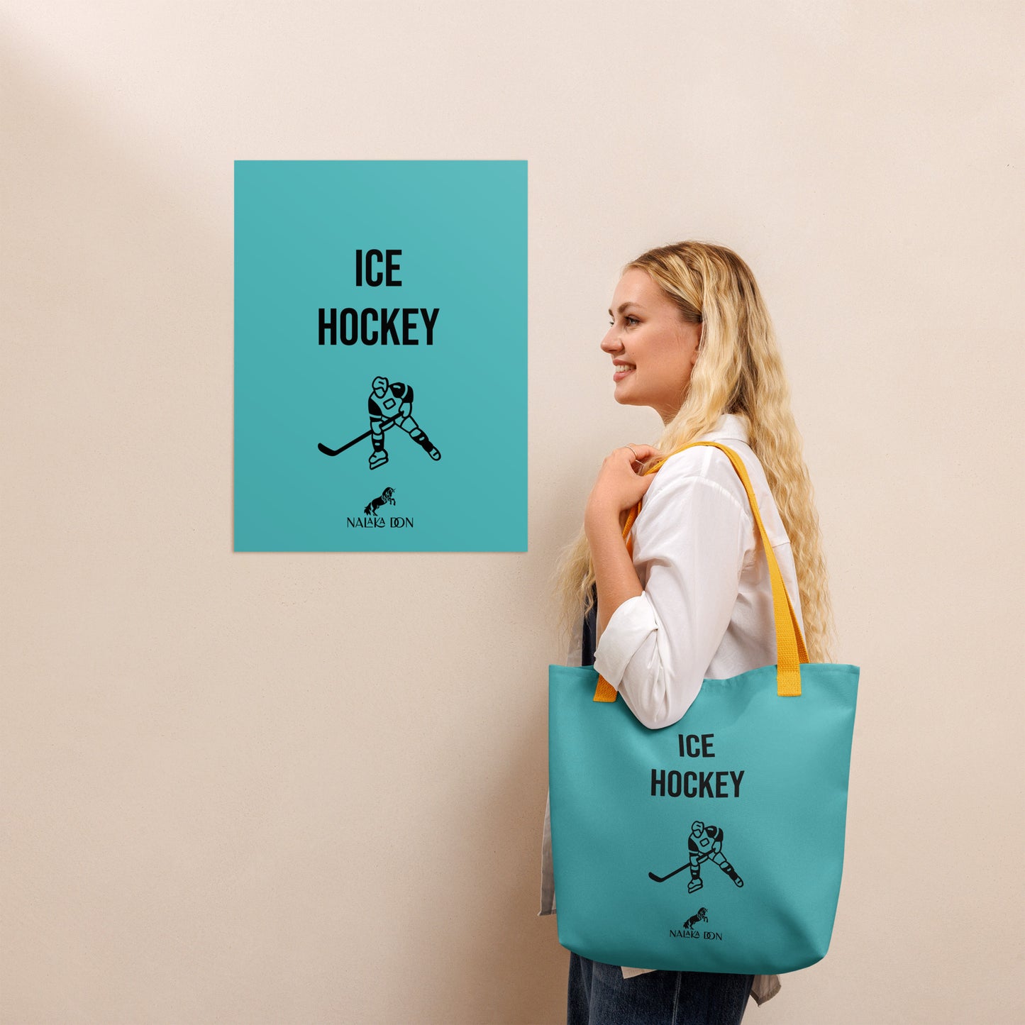 Ice Hockey - AOP Tote Bag