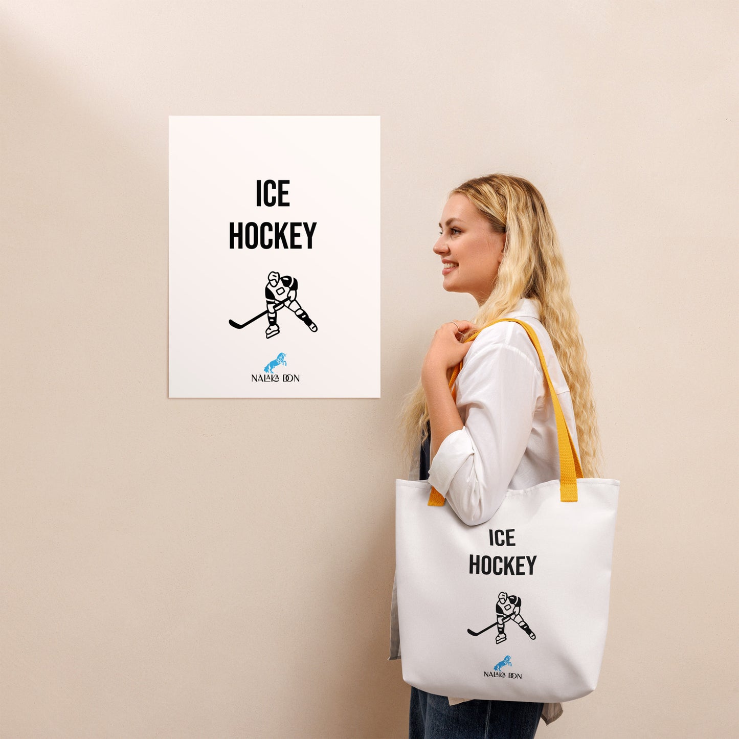 Ice Hockey - AOP Tote Bag