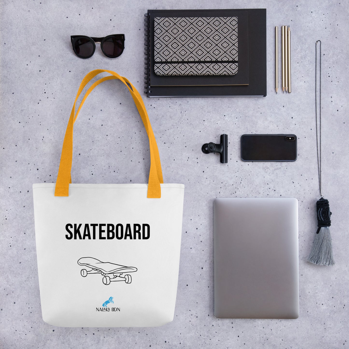 Skateboard - AOP Tote Bag
