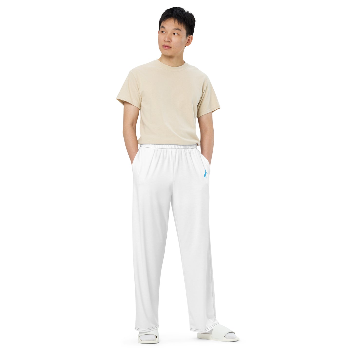 All-over print unisex wide-leg pants