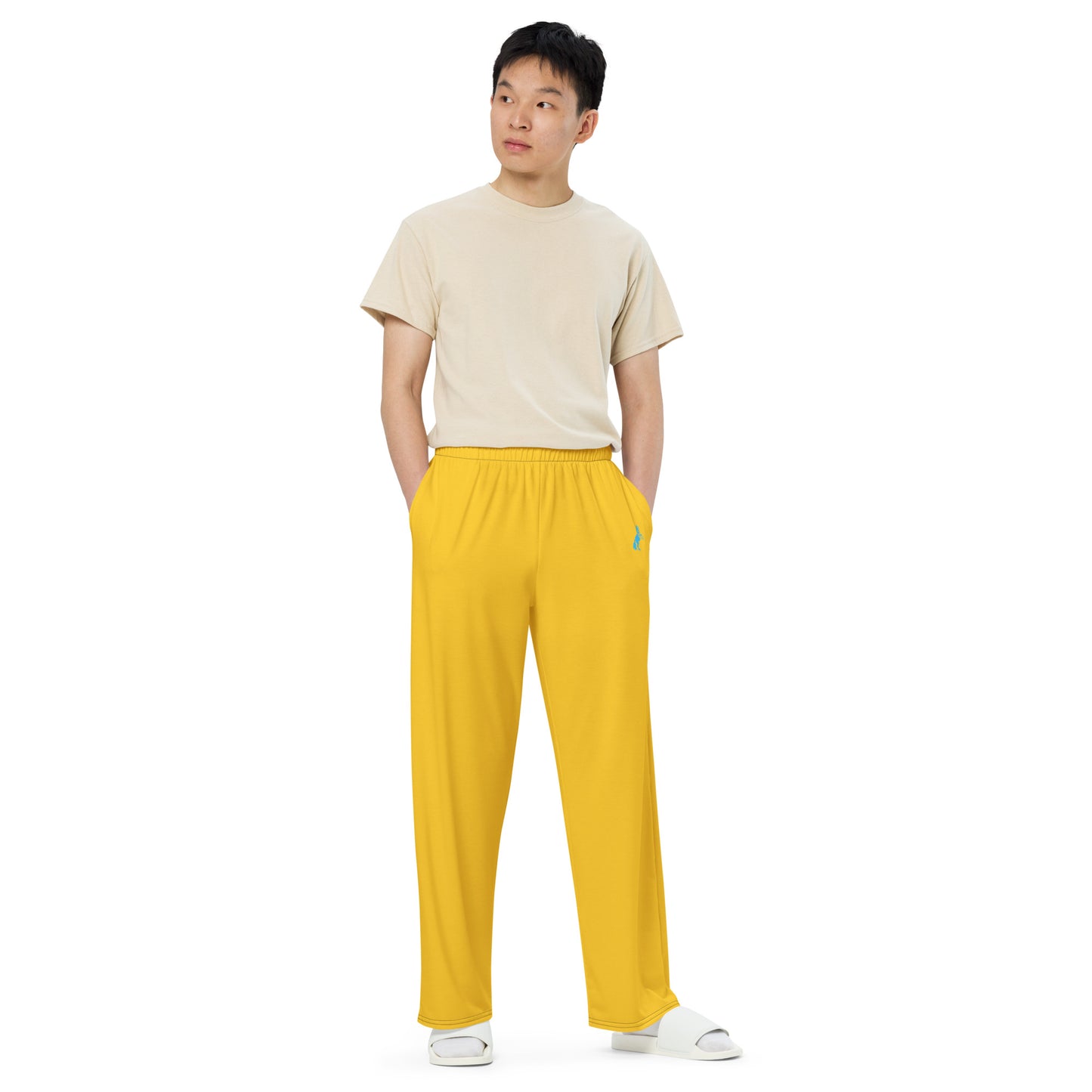 All-over print unisex wide-leg pants