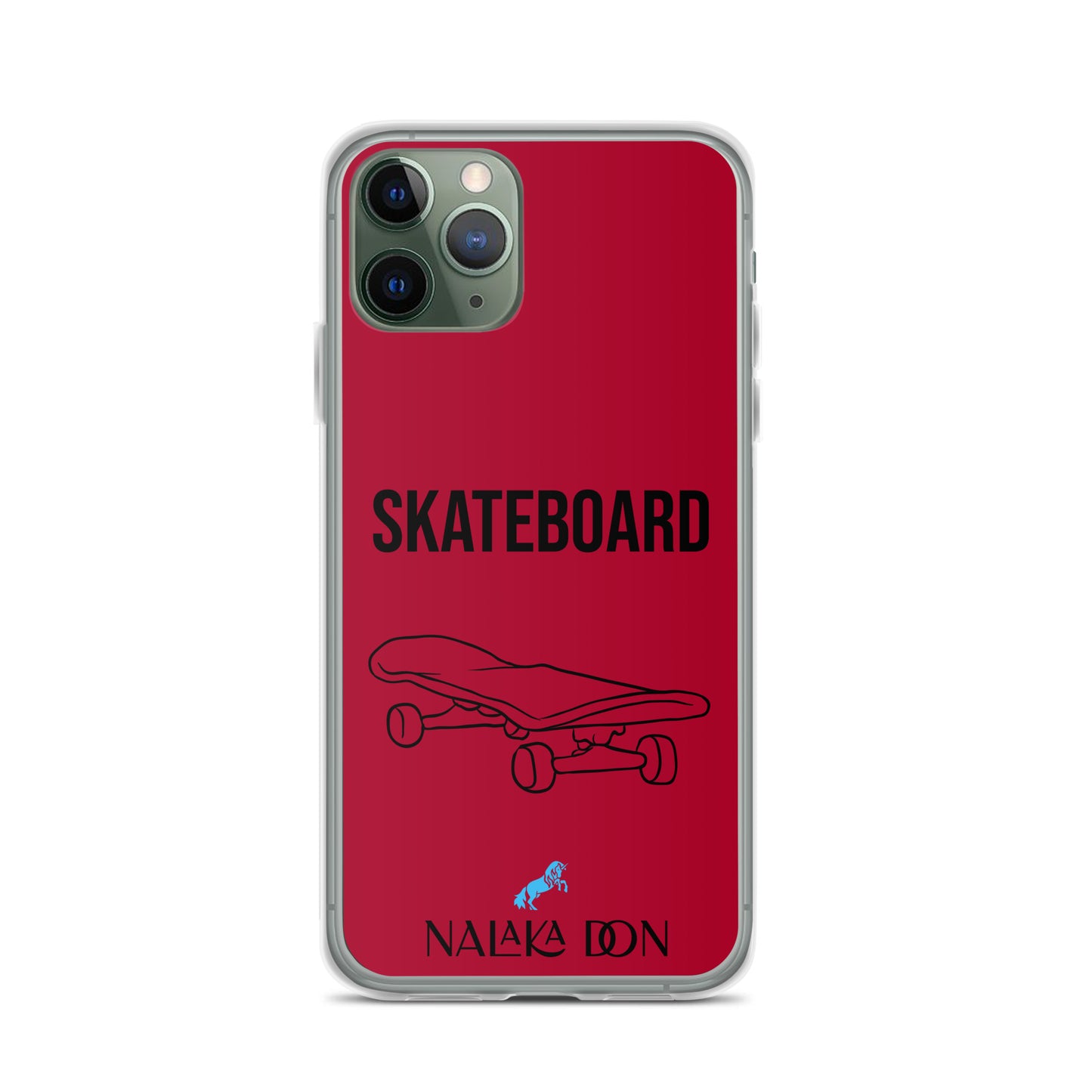 Skateboard - Clear Case for iPhone®
