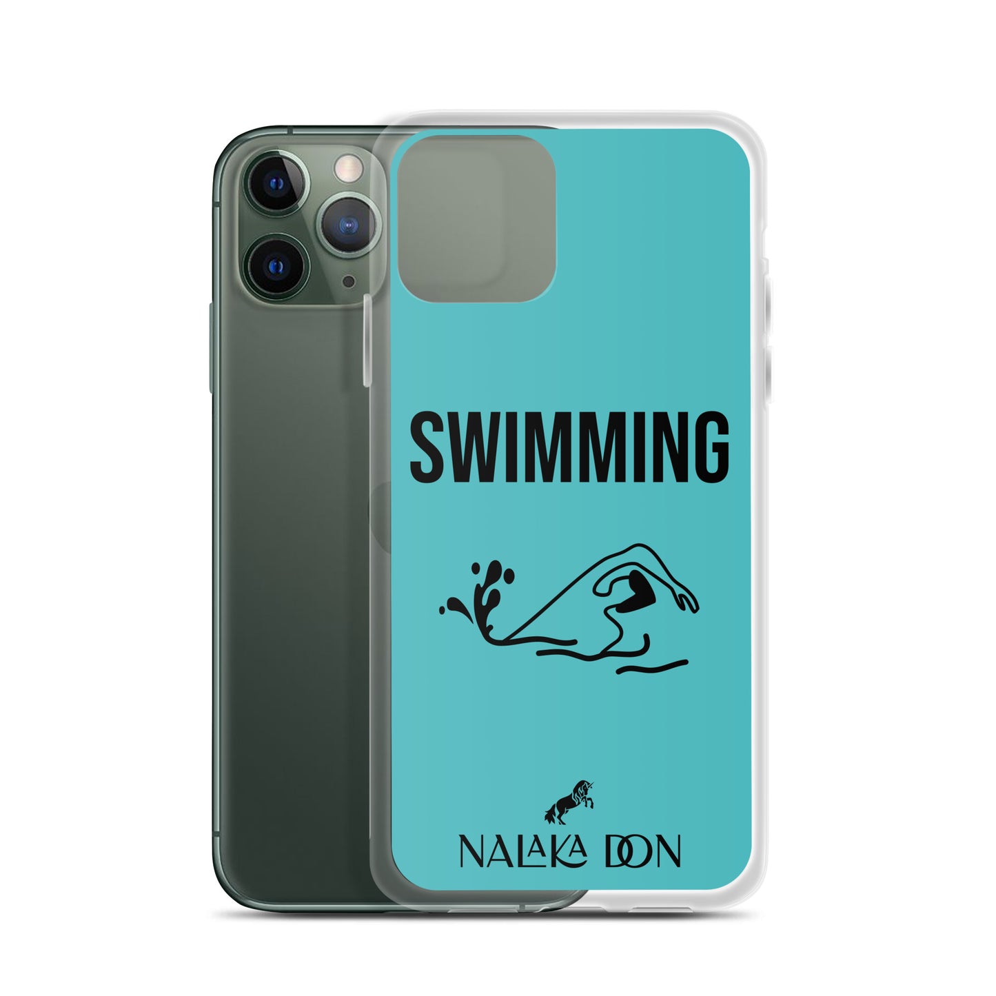 Swimming - Clear Case for iPhone®