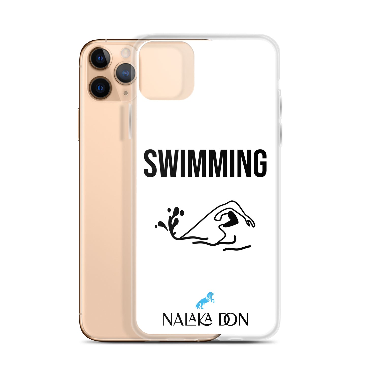 Swimming - Clear Case for iPhone®
