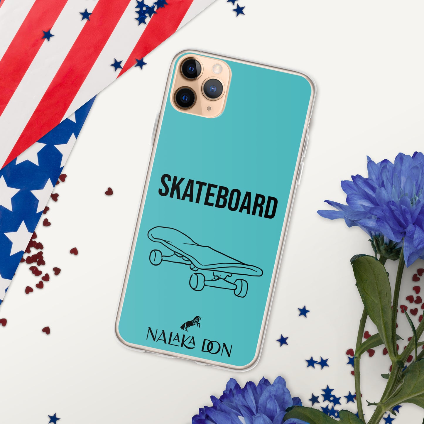 Skateboard - Clear Case for iPhone®