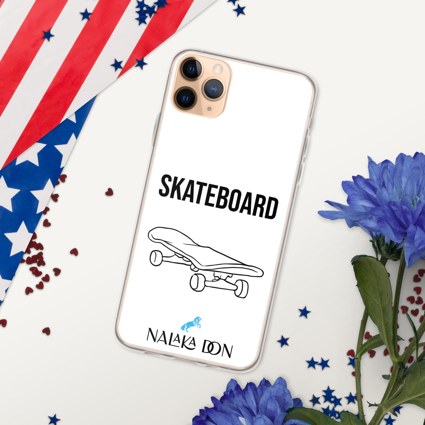 Skateboard - Clear Case for iPhone®