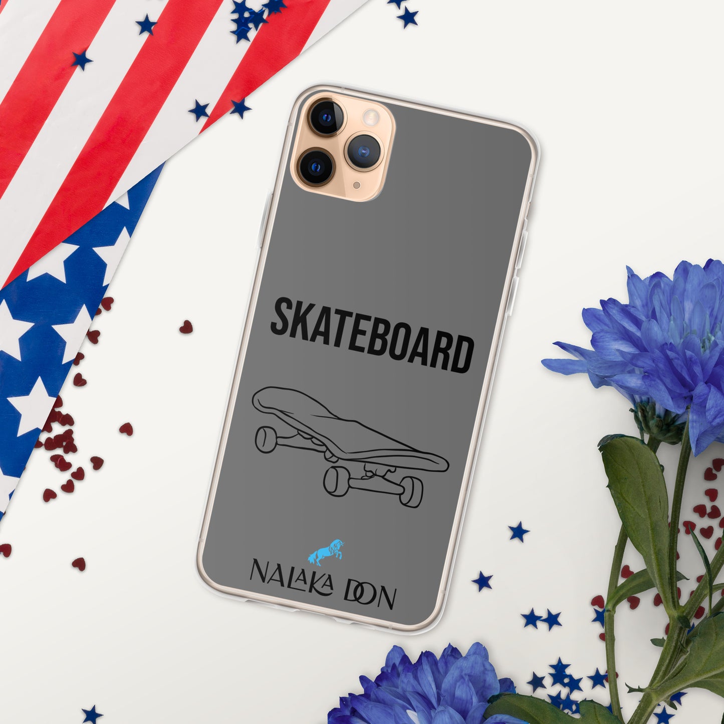 Skateboard - Clear Case for iPhone®