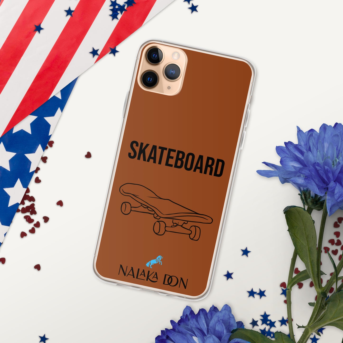 Skateboard - Clear Case for iPhone®