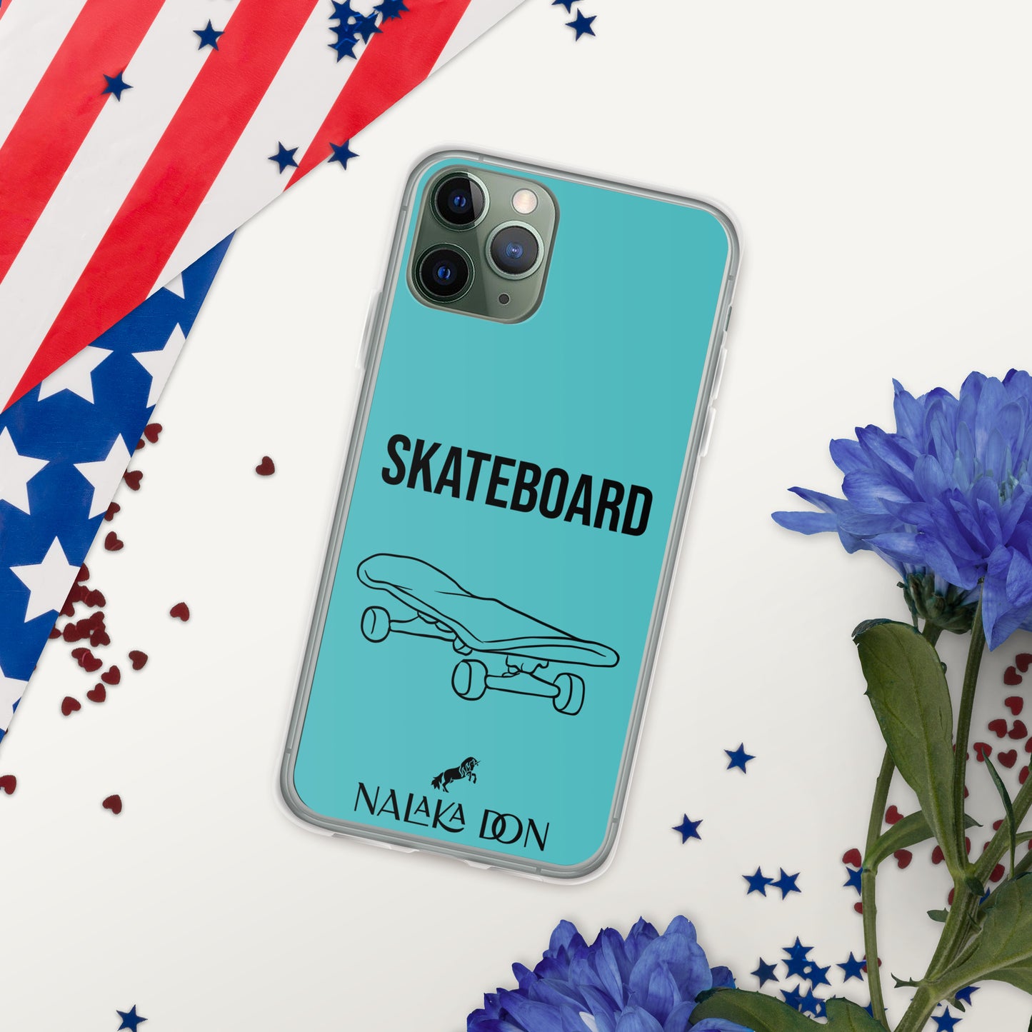 Skateboard - Clear Case for iPhone®
