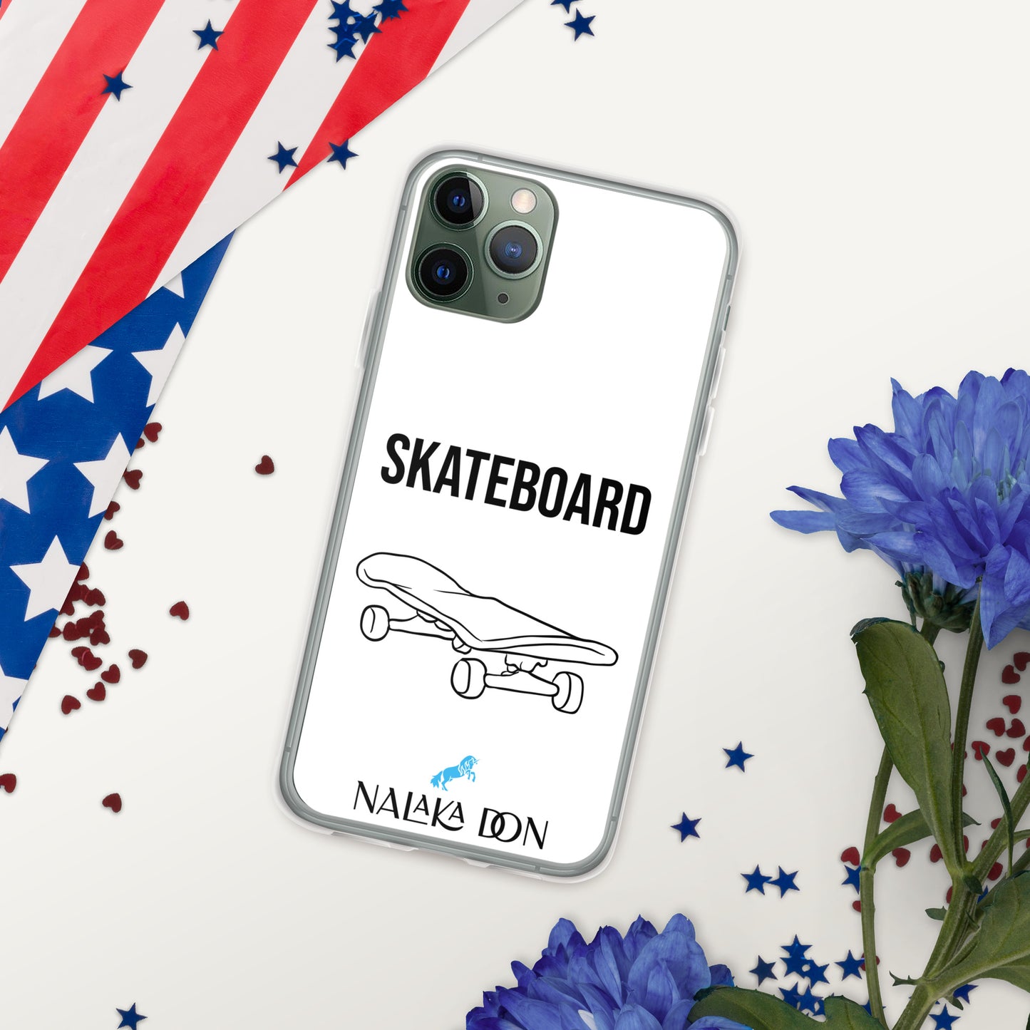 Skateboard - Clear Case for iPhone®