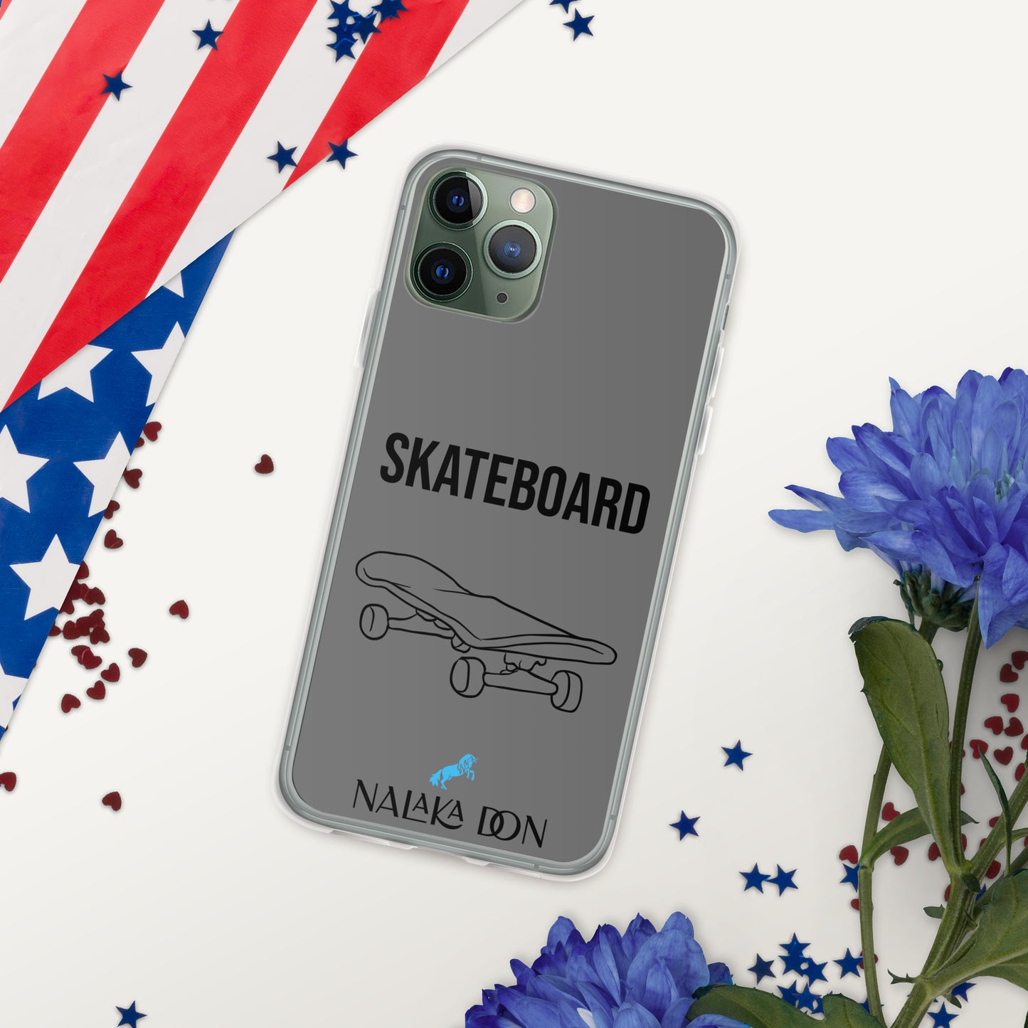 Skateboard - Clear Case for iPhone®