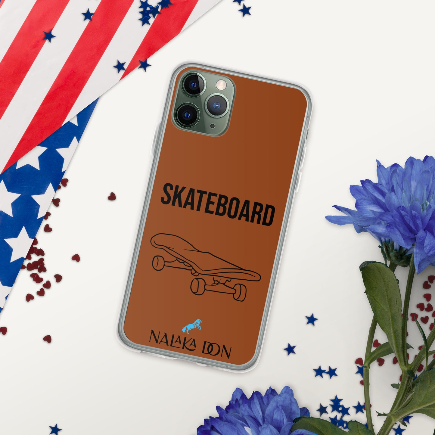 Skateboard - Clear Case for iPhone®