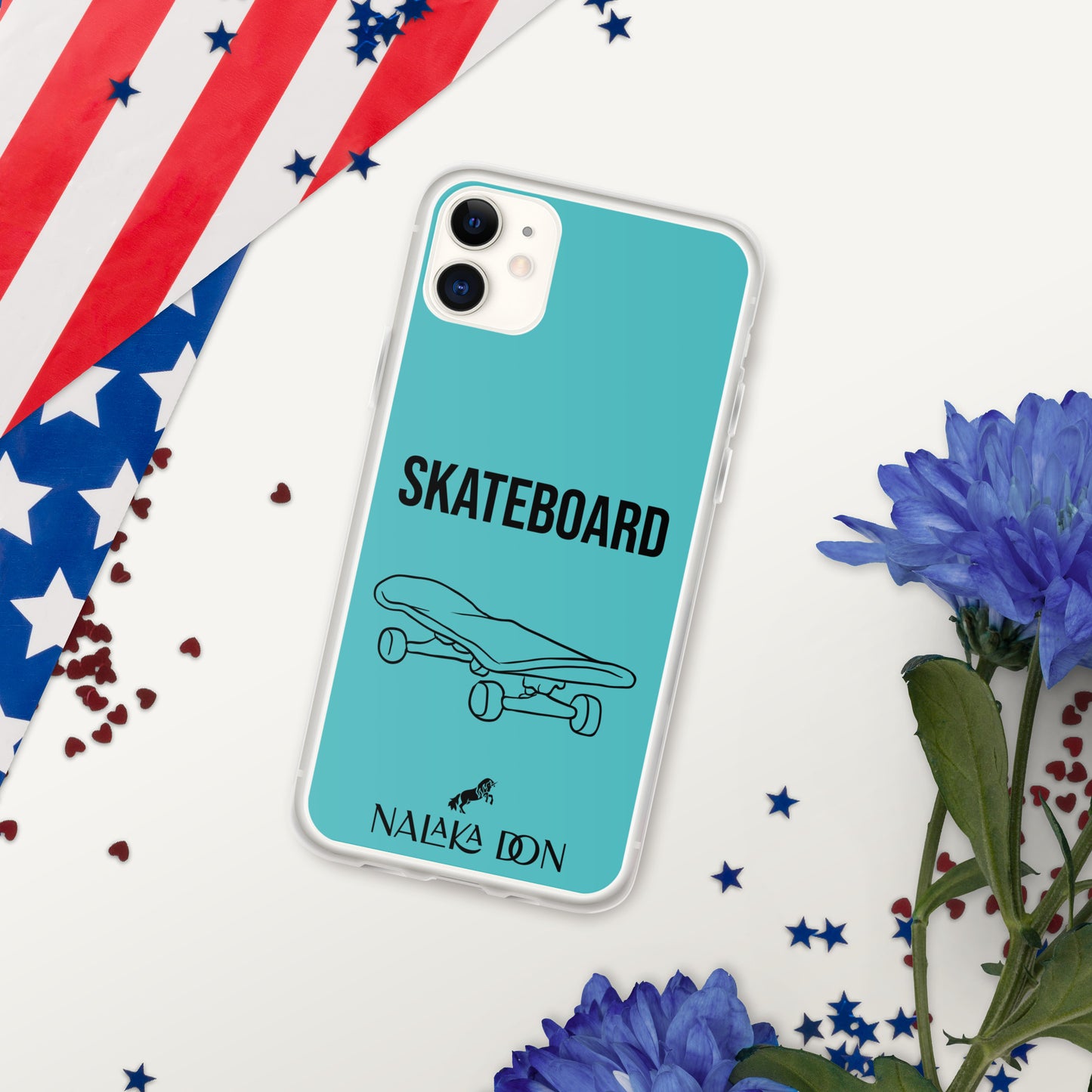 Skateboard - Clear Case for iPhone®
