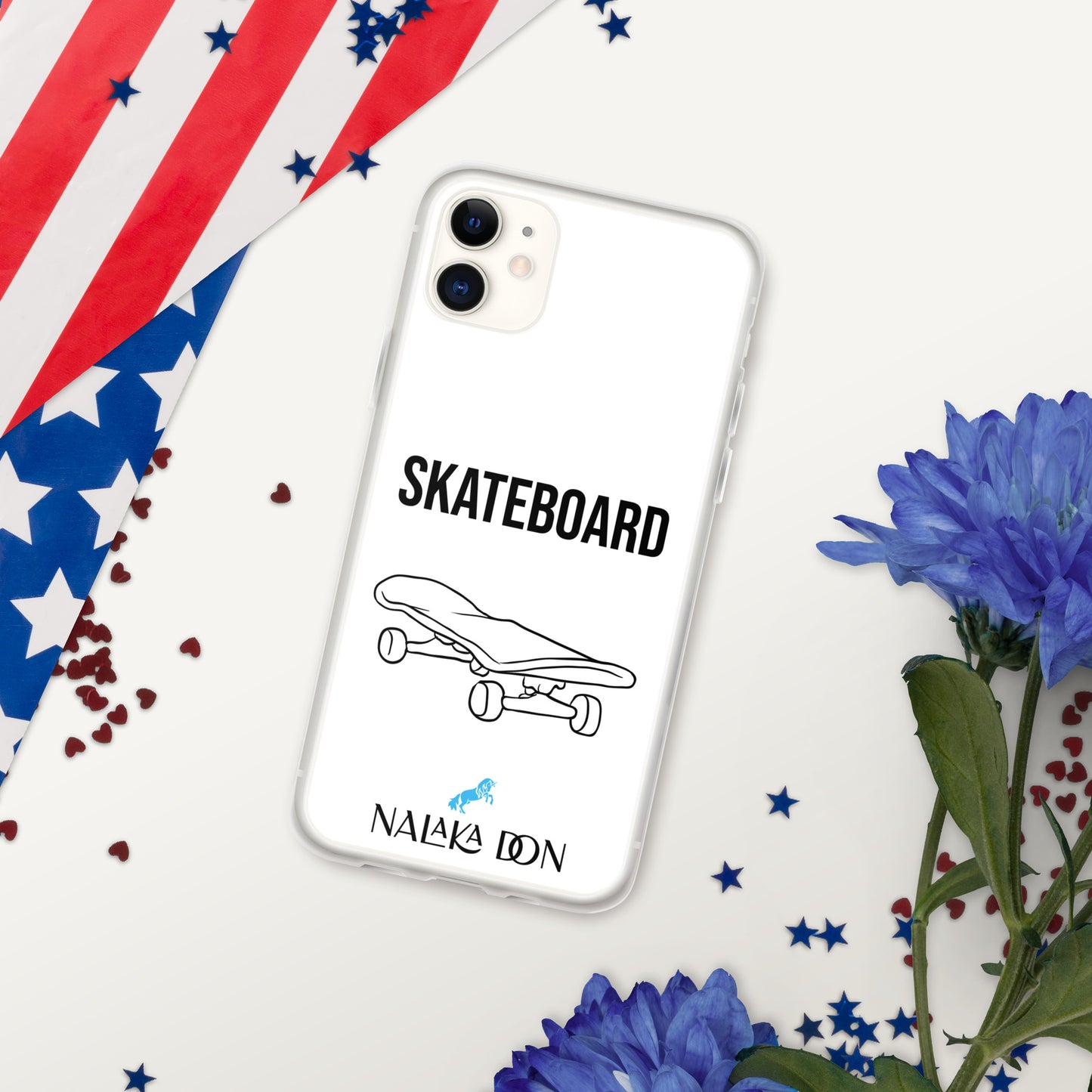 Skateboard - Clear Case for iPhone®