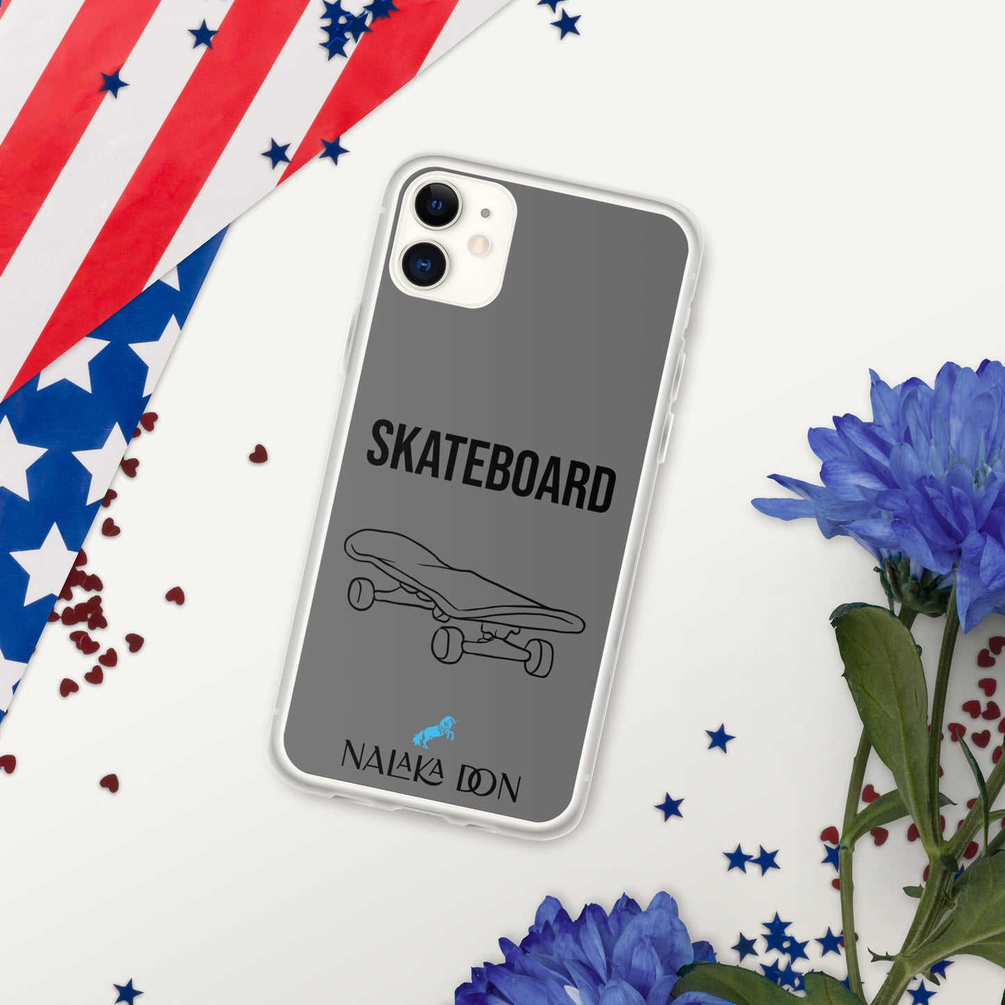 Skateboard - Clear Case for iPhone®