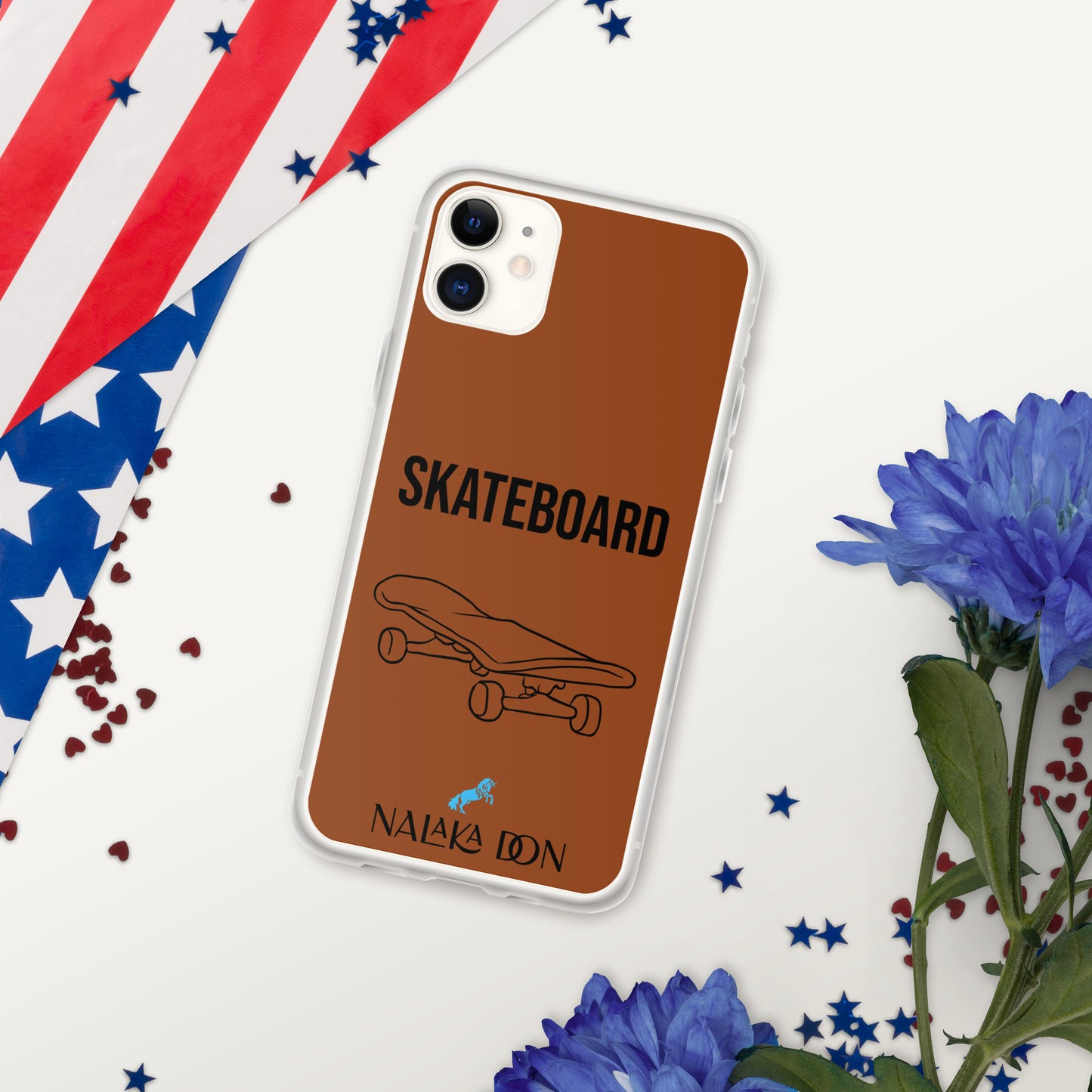Skateboard - Clear Case for iPhone®