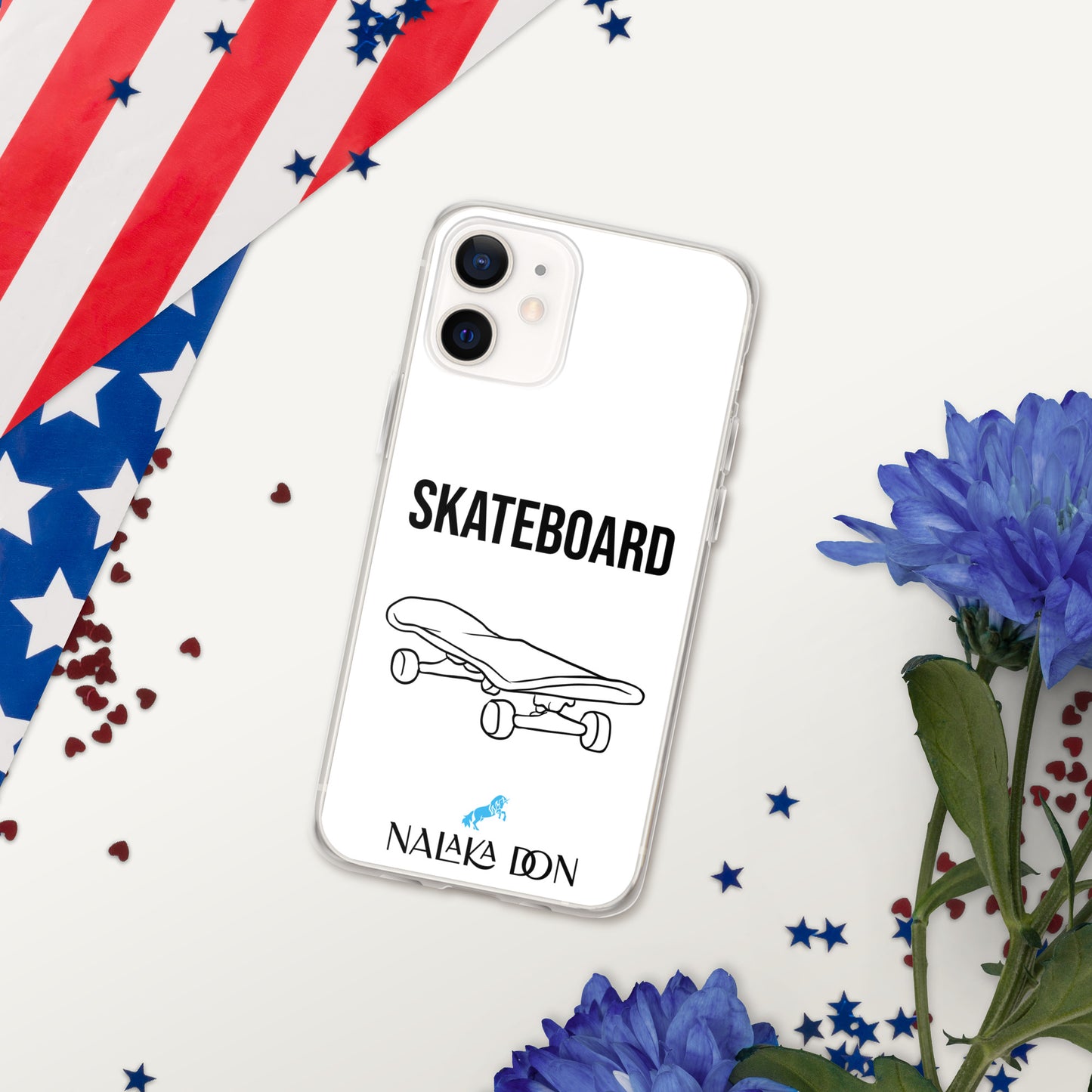 Skateboard - Clear Case for iPhone®