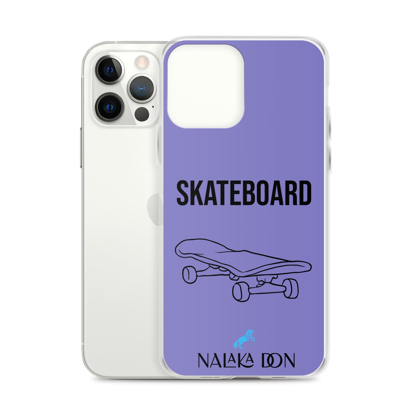 Skateboard - Clear Case for iPhone®