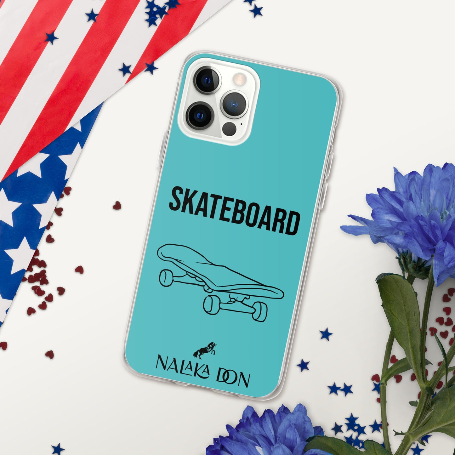Skateboard - Clear Case for iPhone®