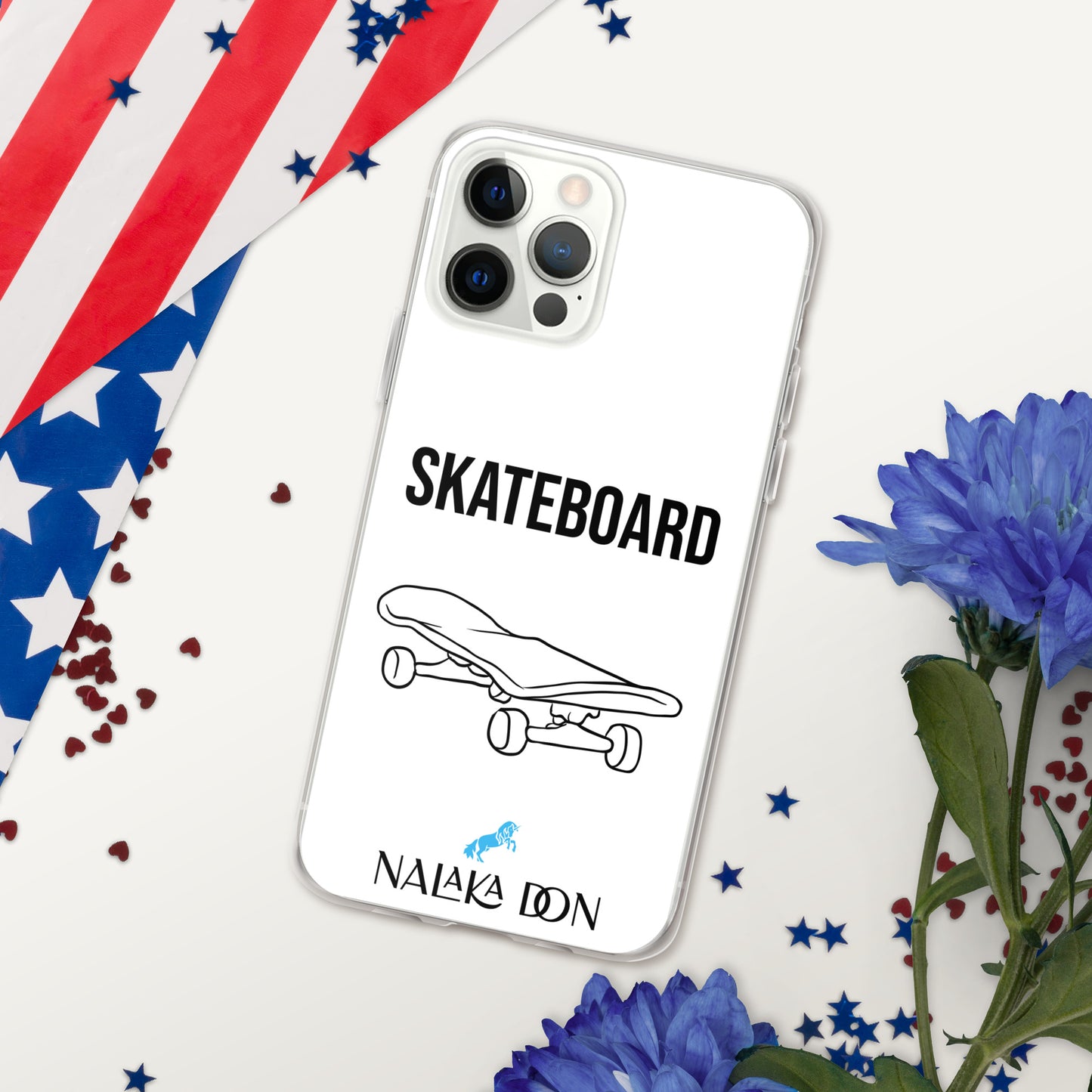 Skateboard - Clear Case for iPhone®