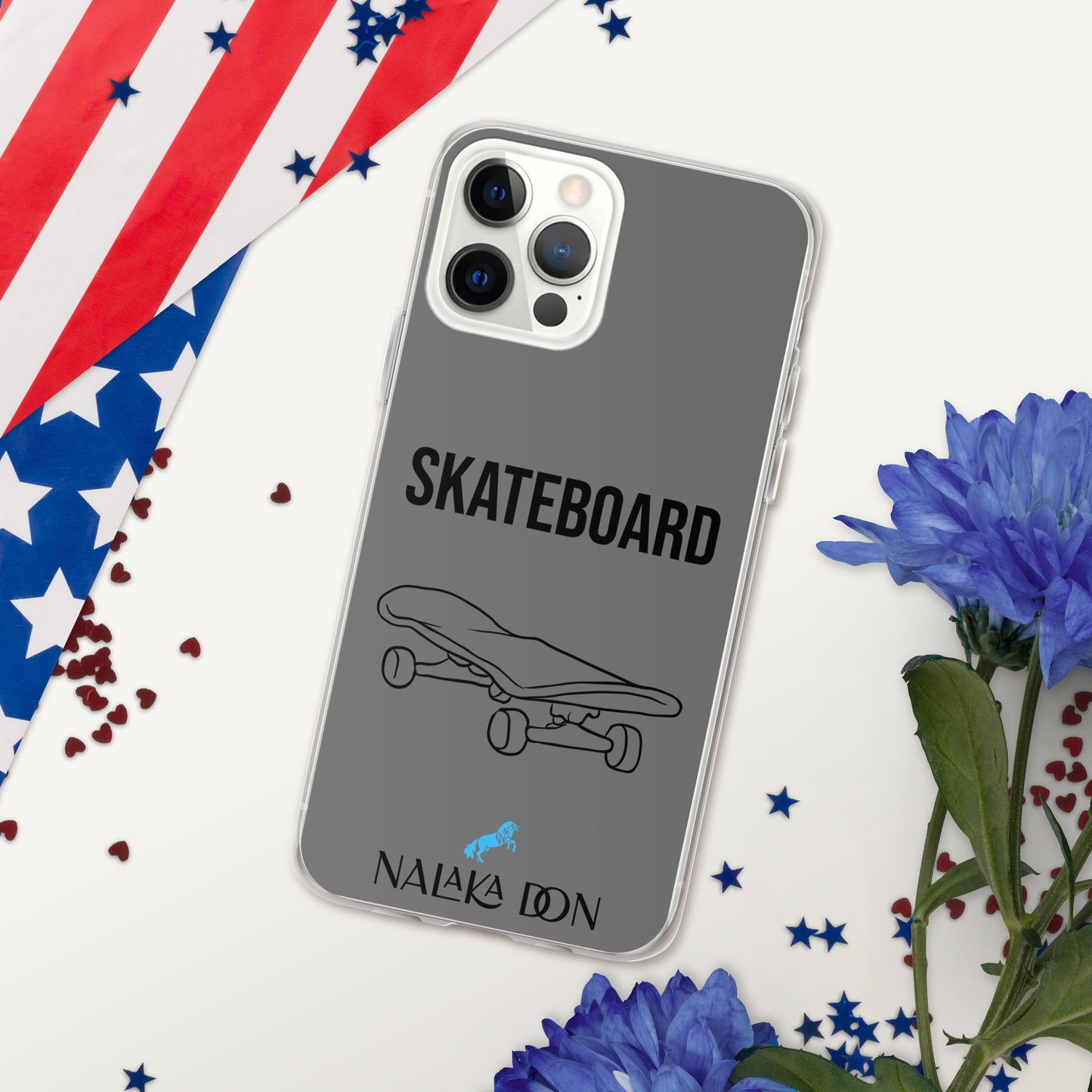 Skateboard - Clear Case for iPhone®