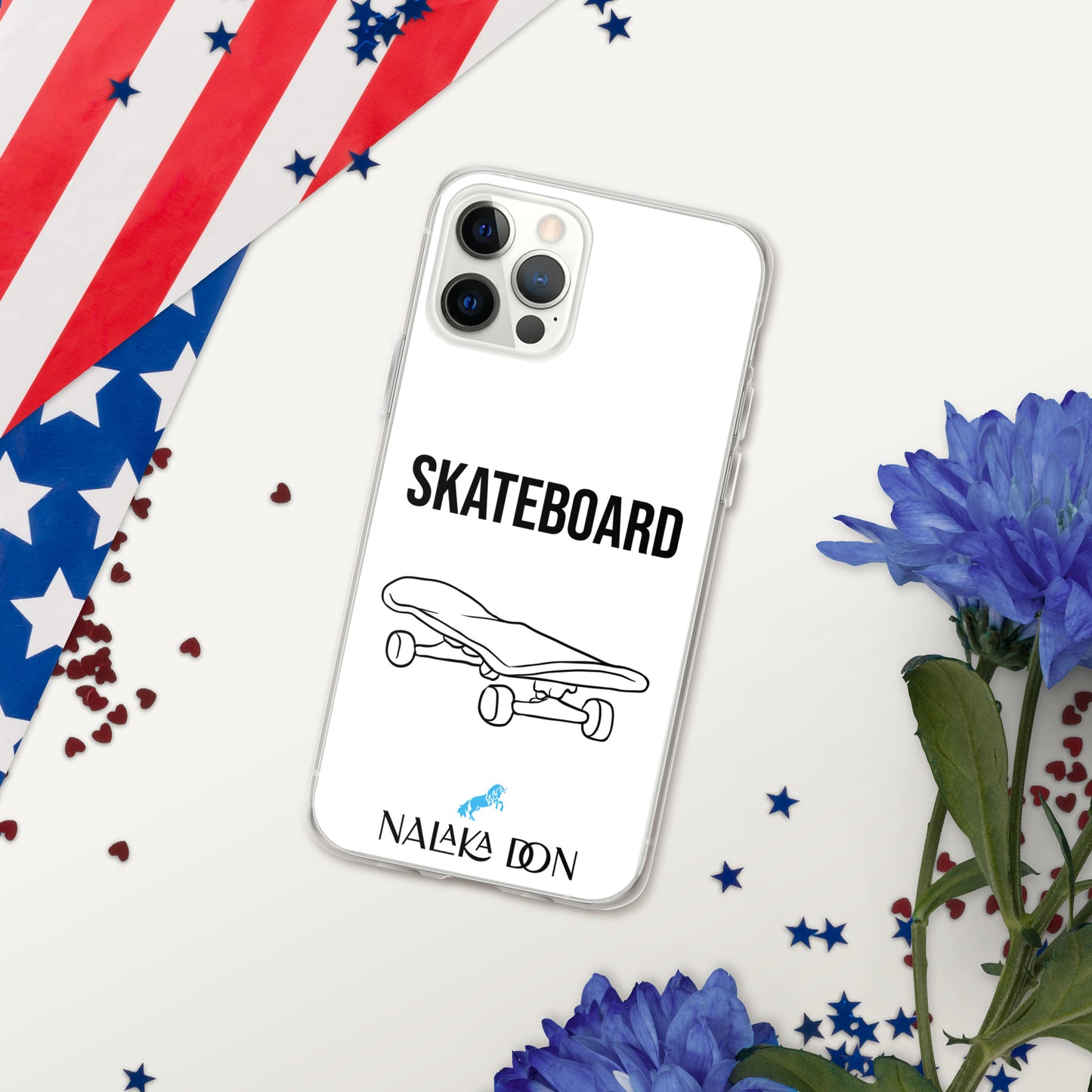 Skateboard - Clear Case for iPhone®