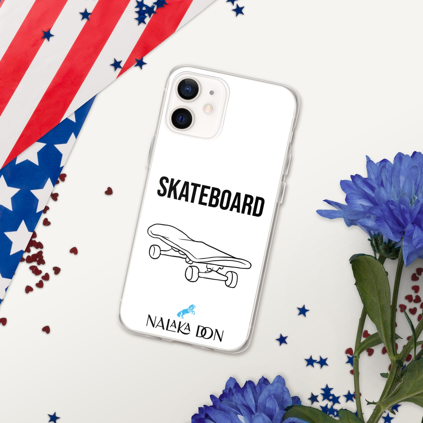 Skateboard - Clear Case for iPhone®