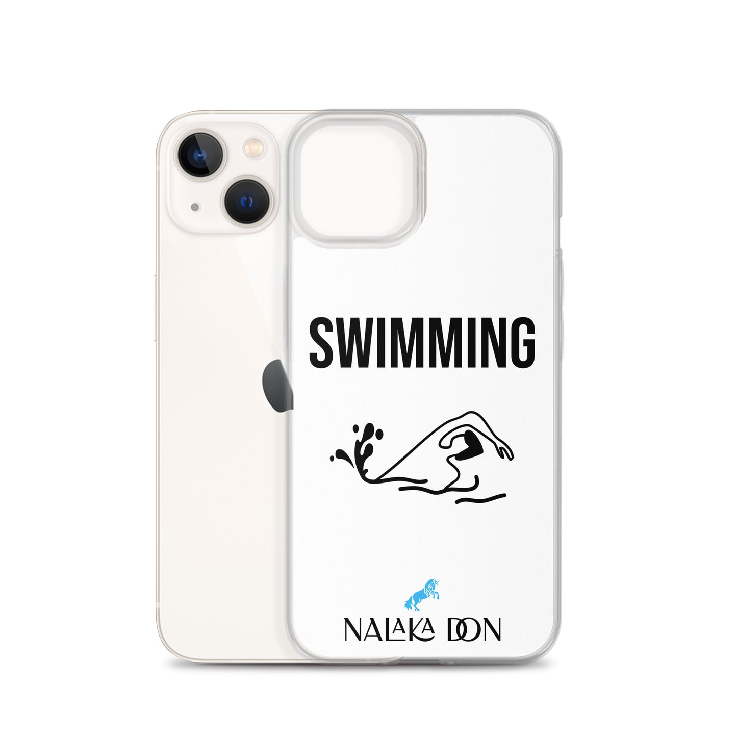 Swimming - Clear Case for iPhone®