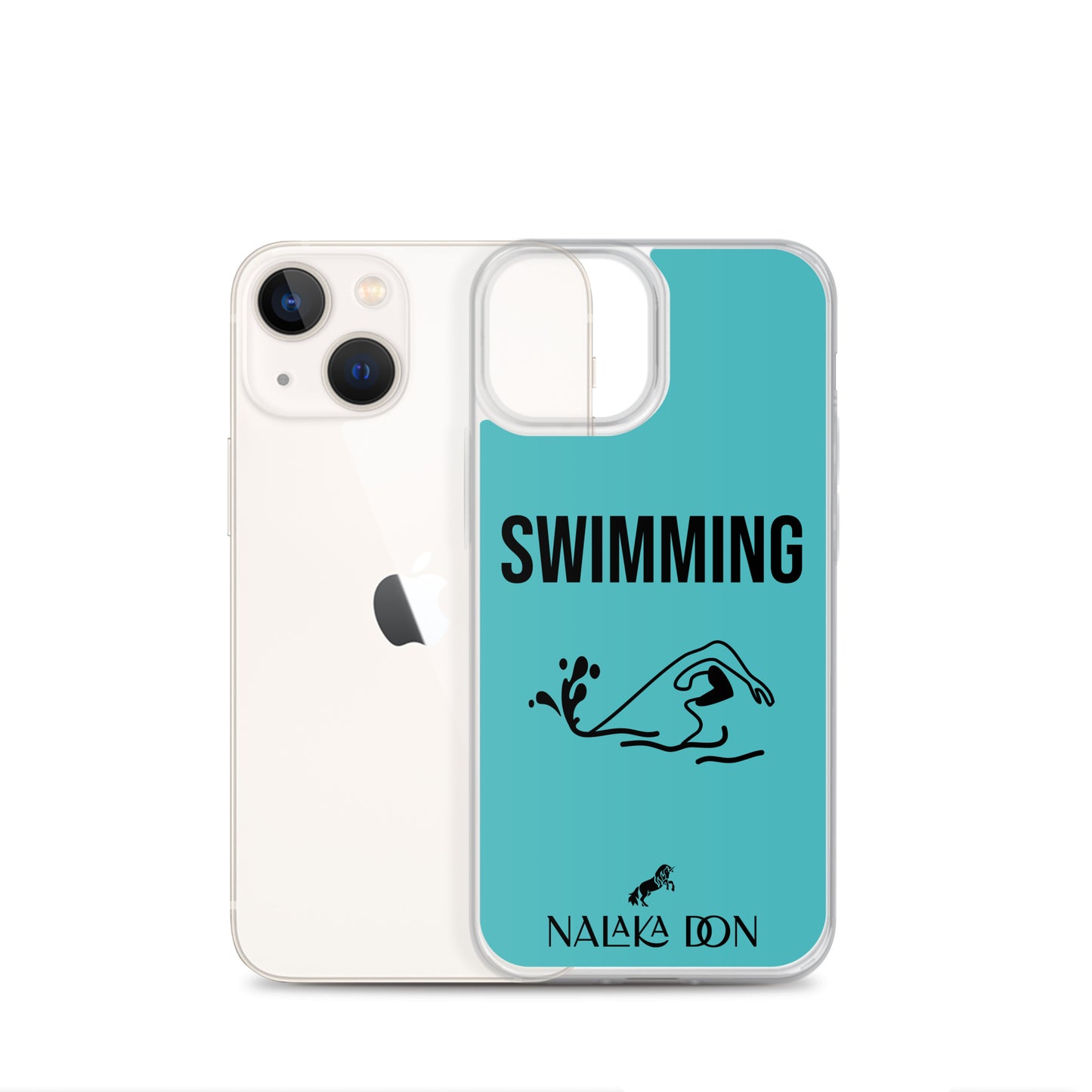 Swimming - Clear Case for iPhone®