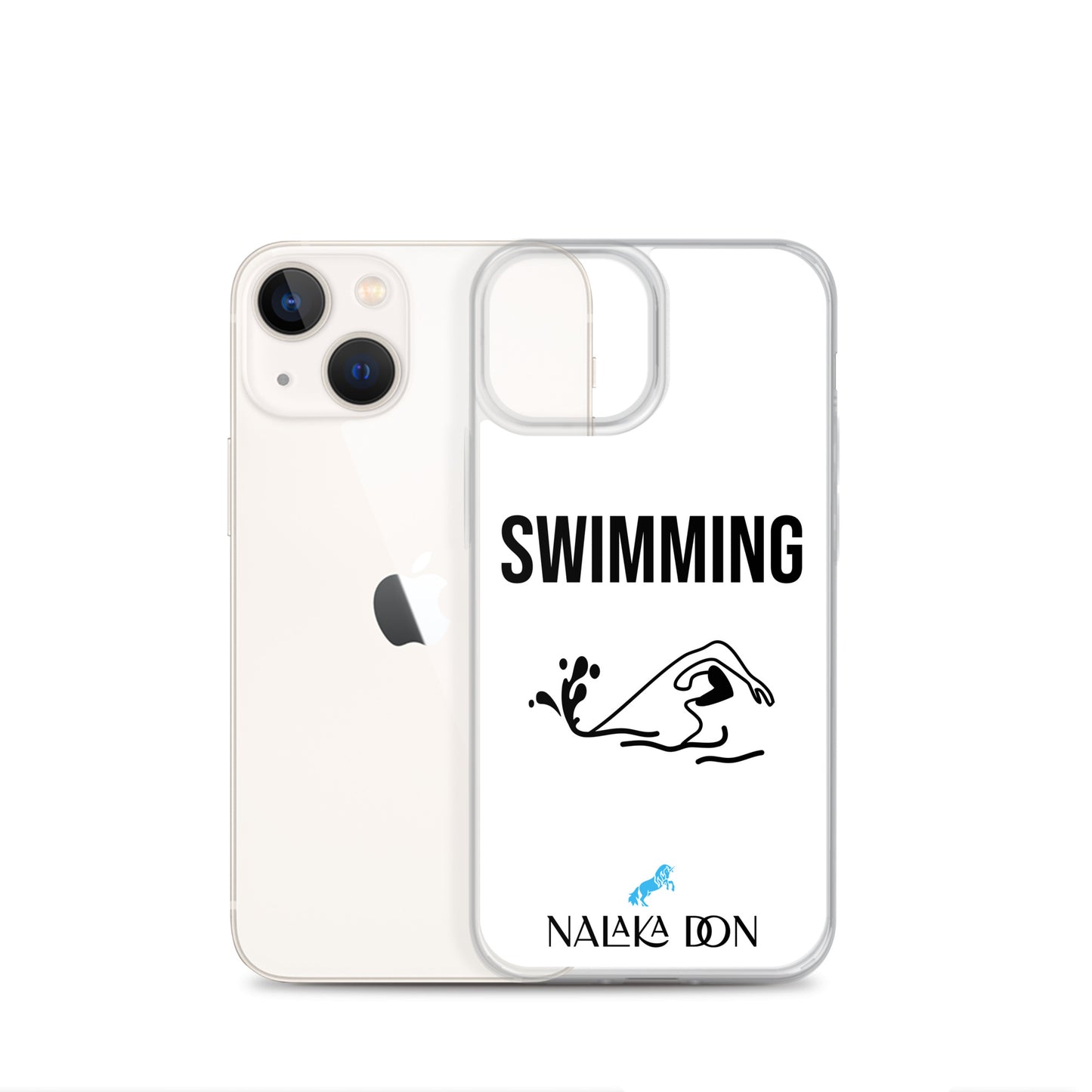 Swimming - Clear Case for iPhone®