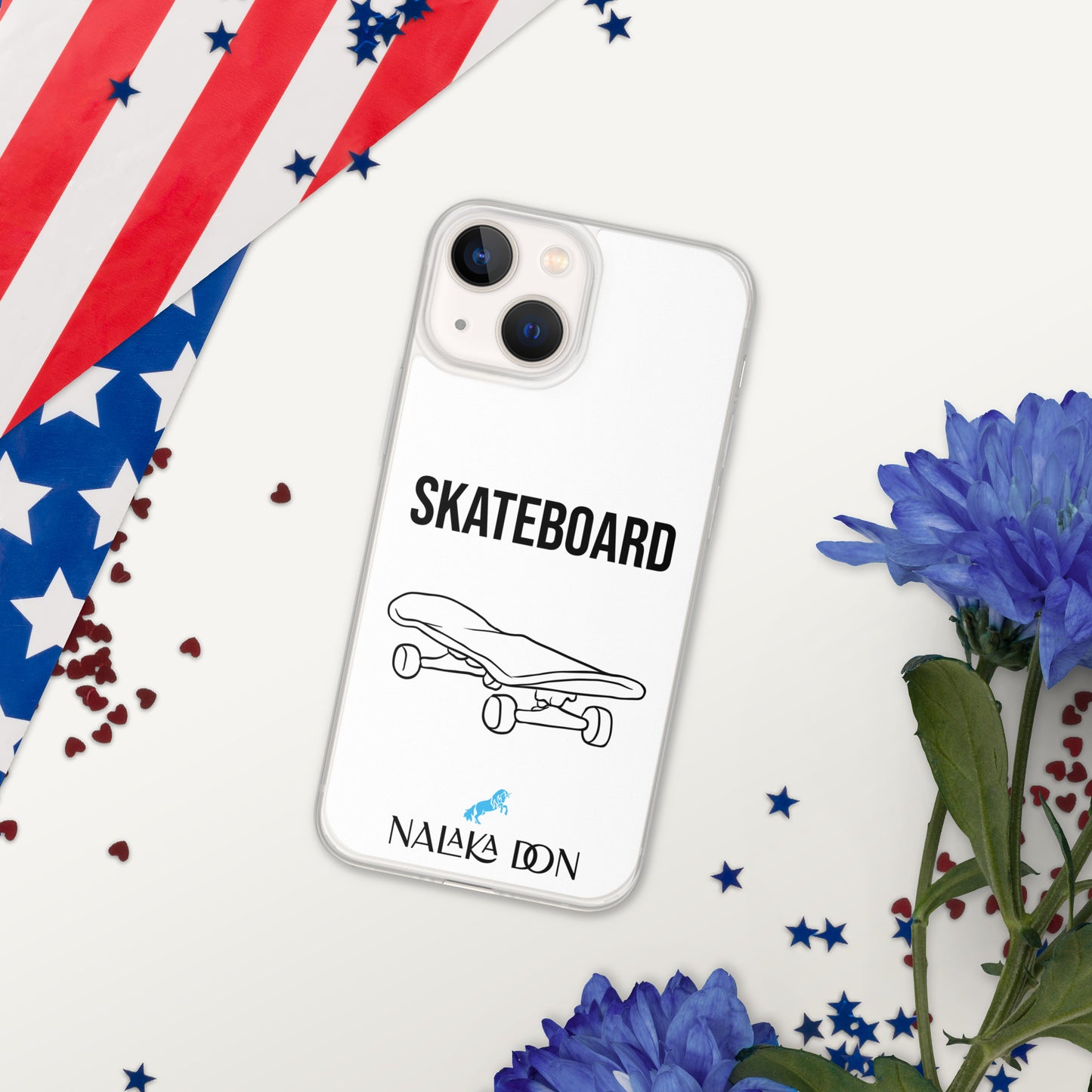 Skateboard - Clear Case for iPhone®