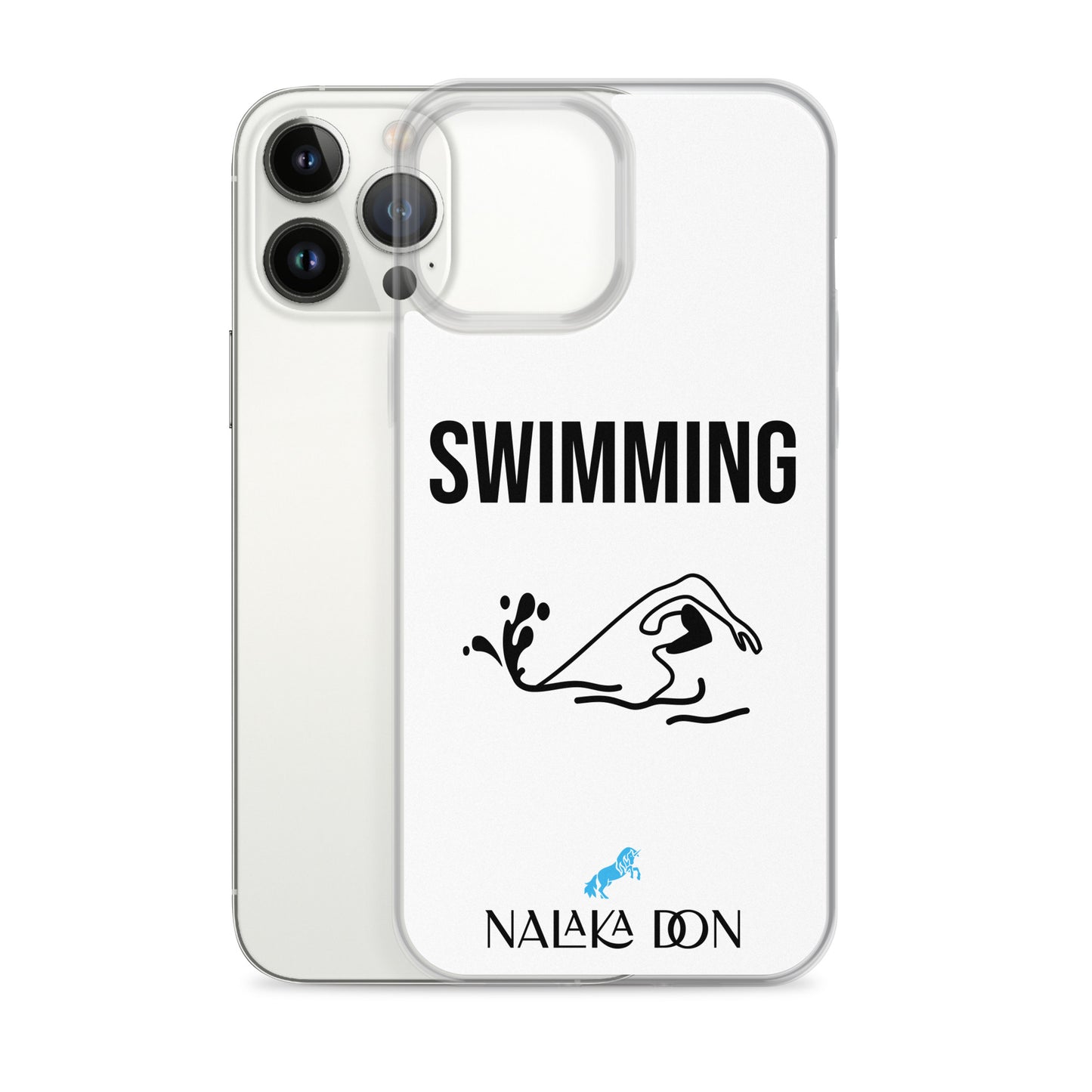 Swimming - Clear Case for iPhone®