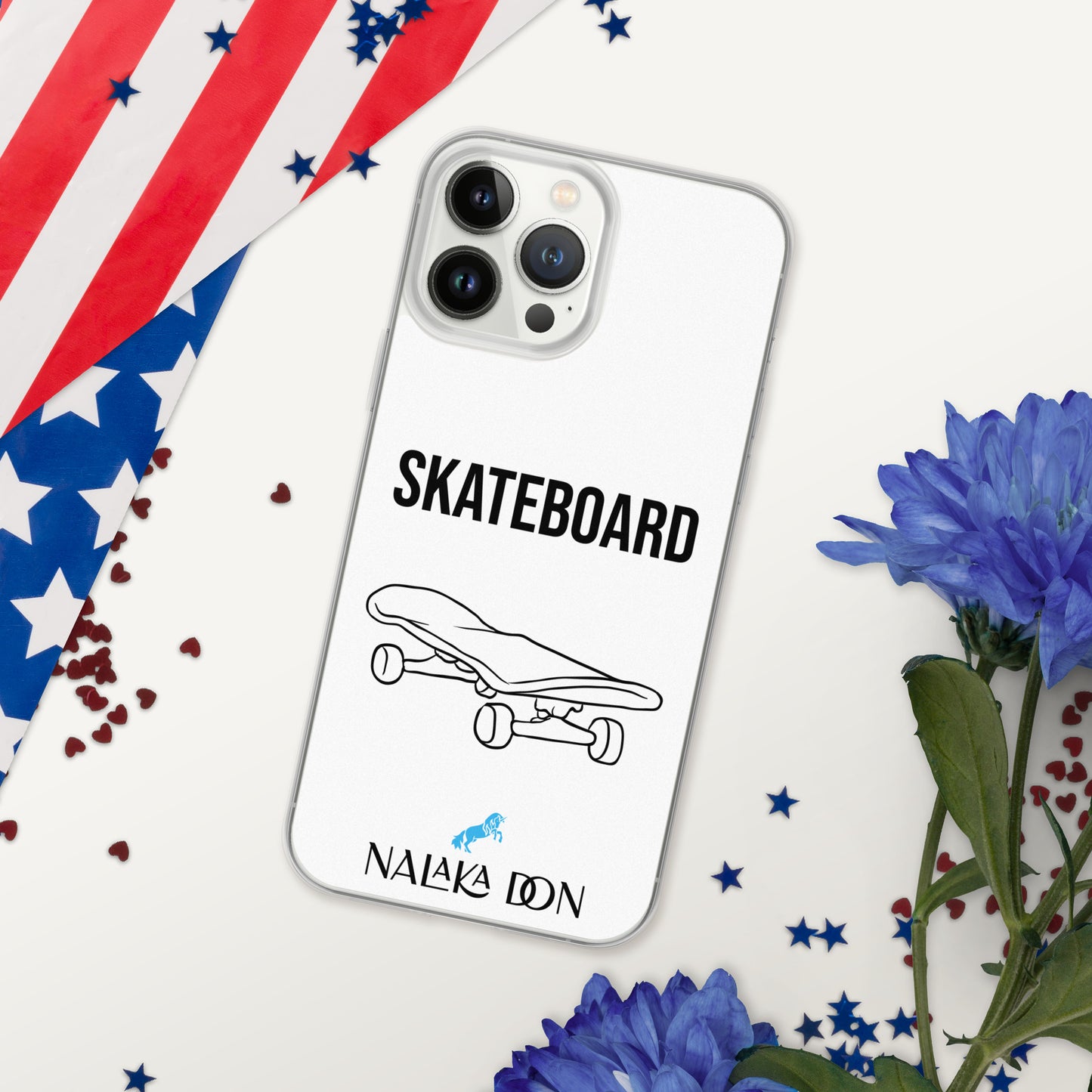 Skateboard - Clear Case for iPhone®