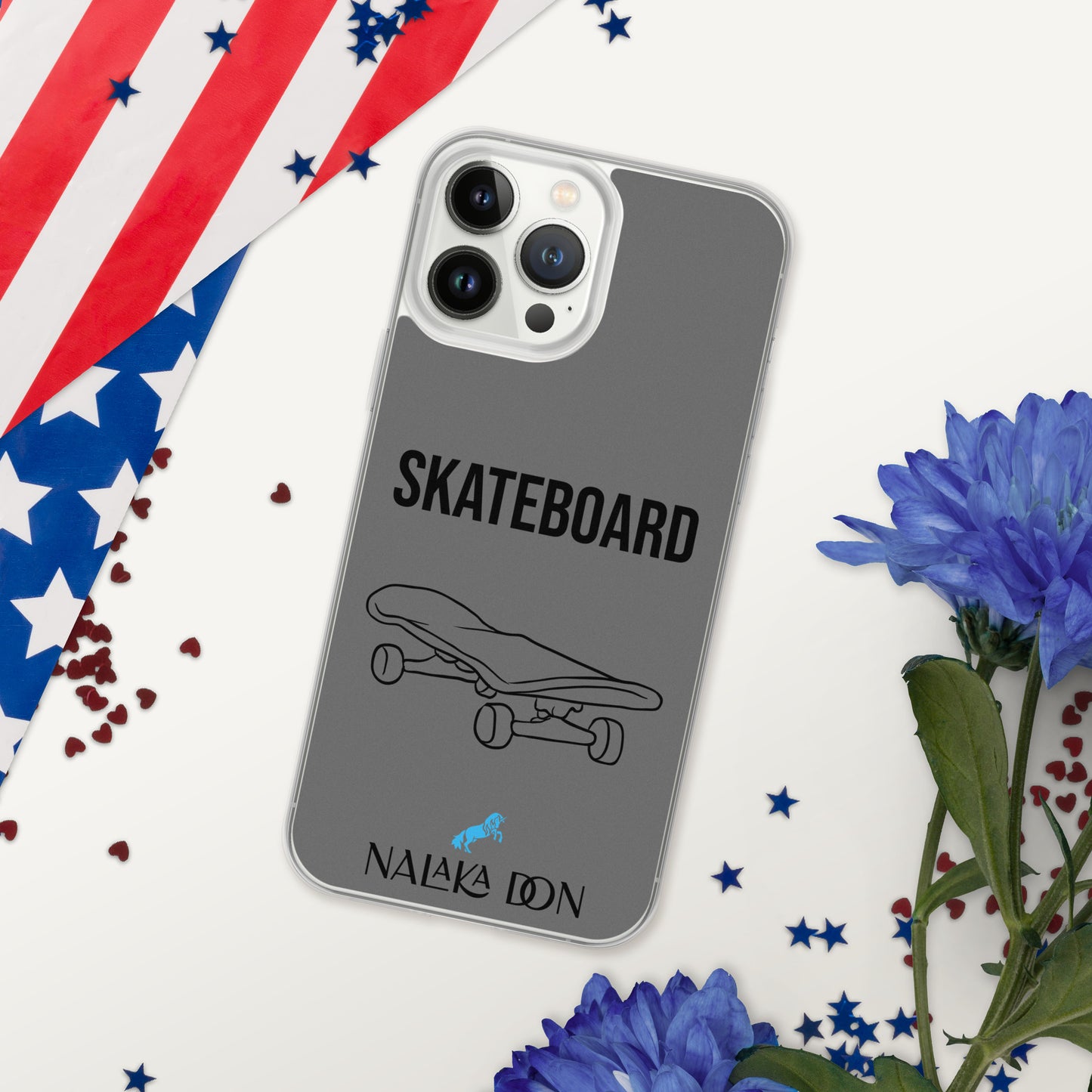 Skateboard - Clear Case for iPhone®