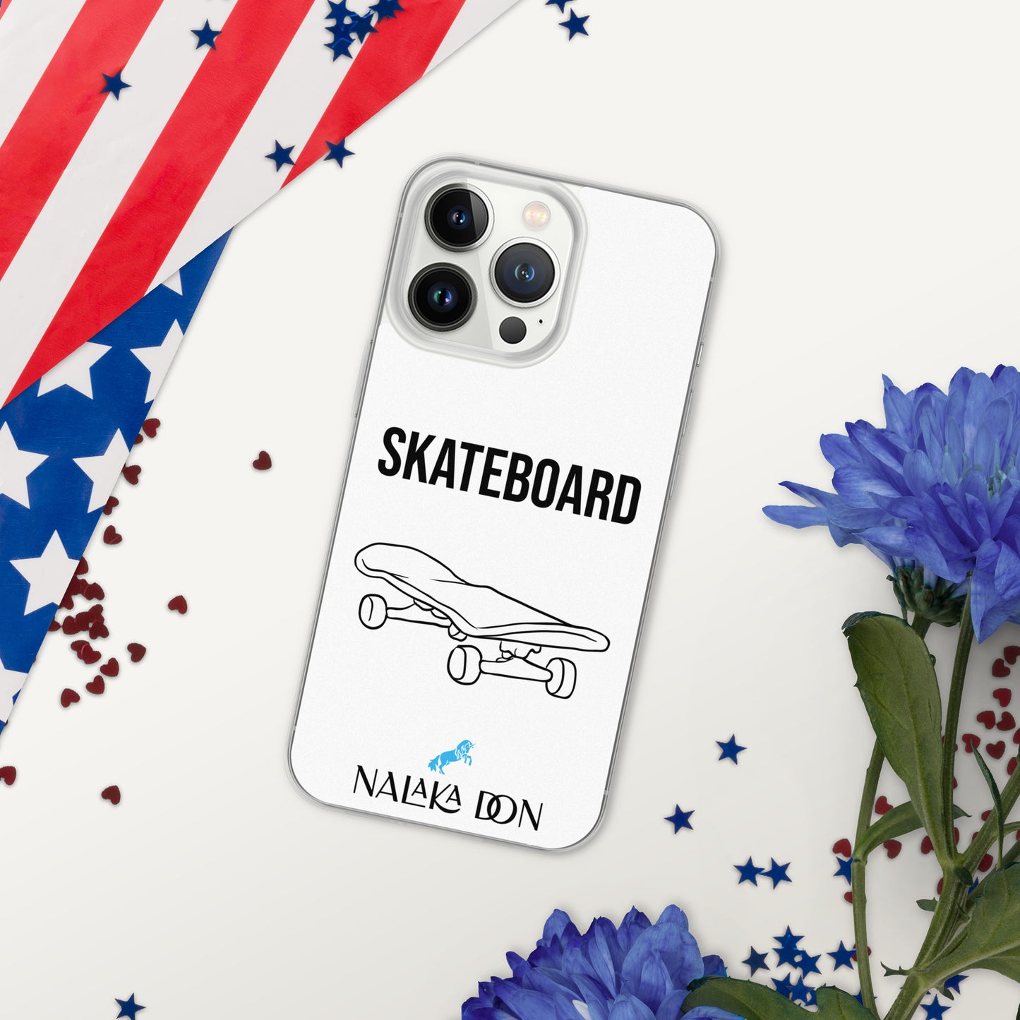 Skateboard - Clear Case for iPhone®