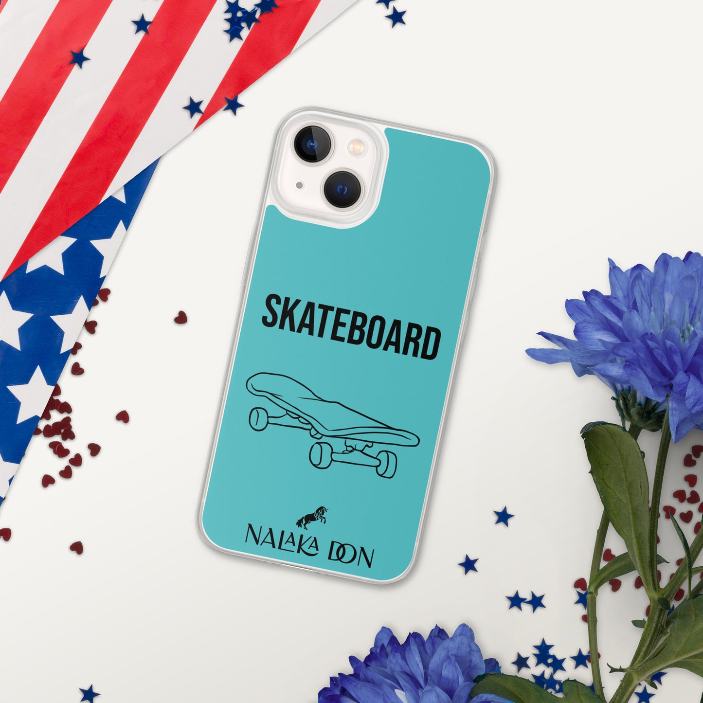 Skateboard - Clear Case for iPhone®