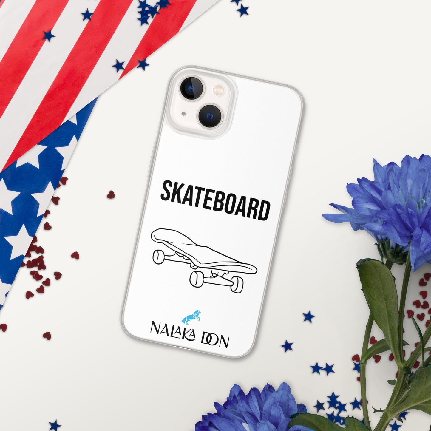Skateboard - Clear Case for iPhone®
