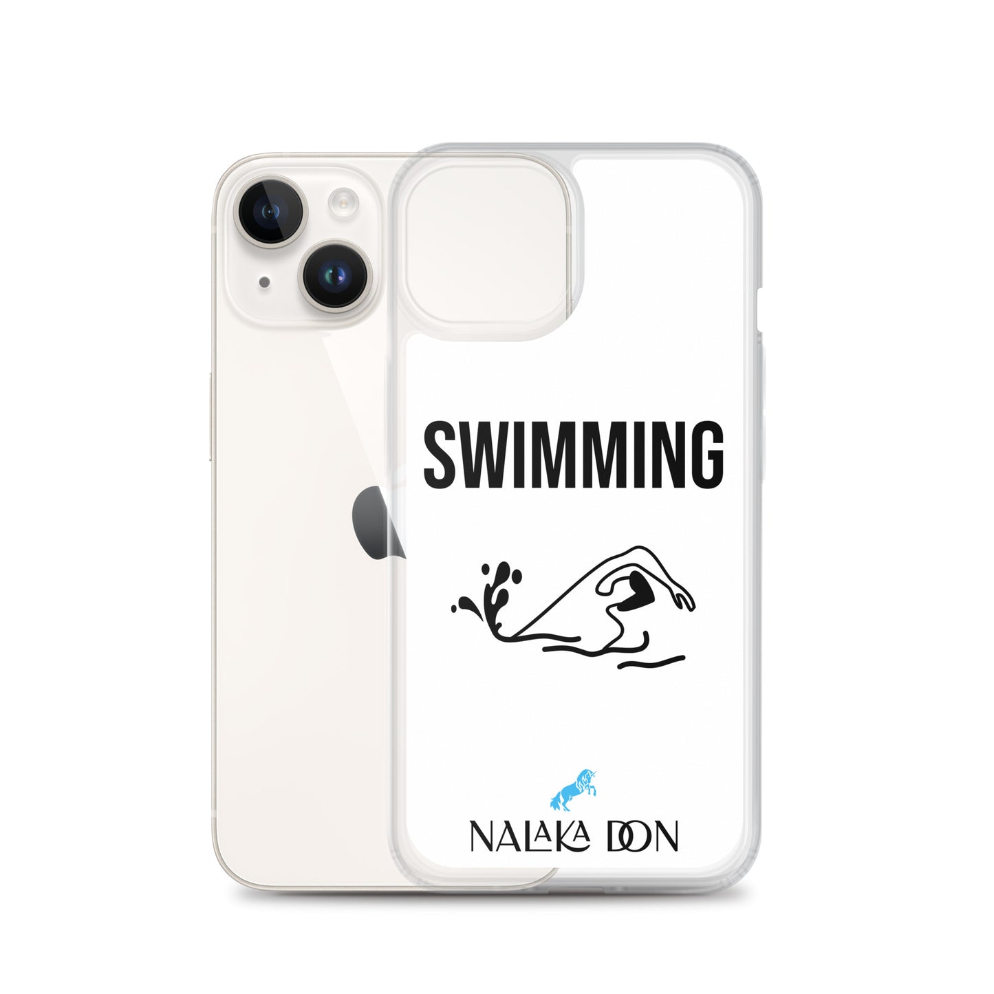 Swimming - Clear Case for iPhone®