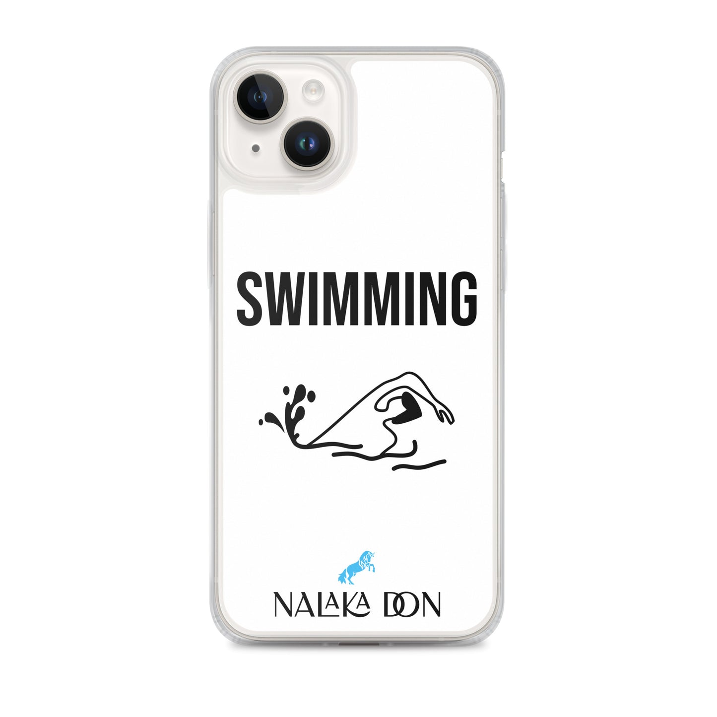 Swimming - Clear Case for iPhone®