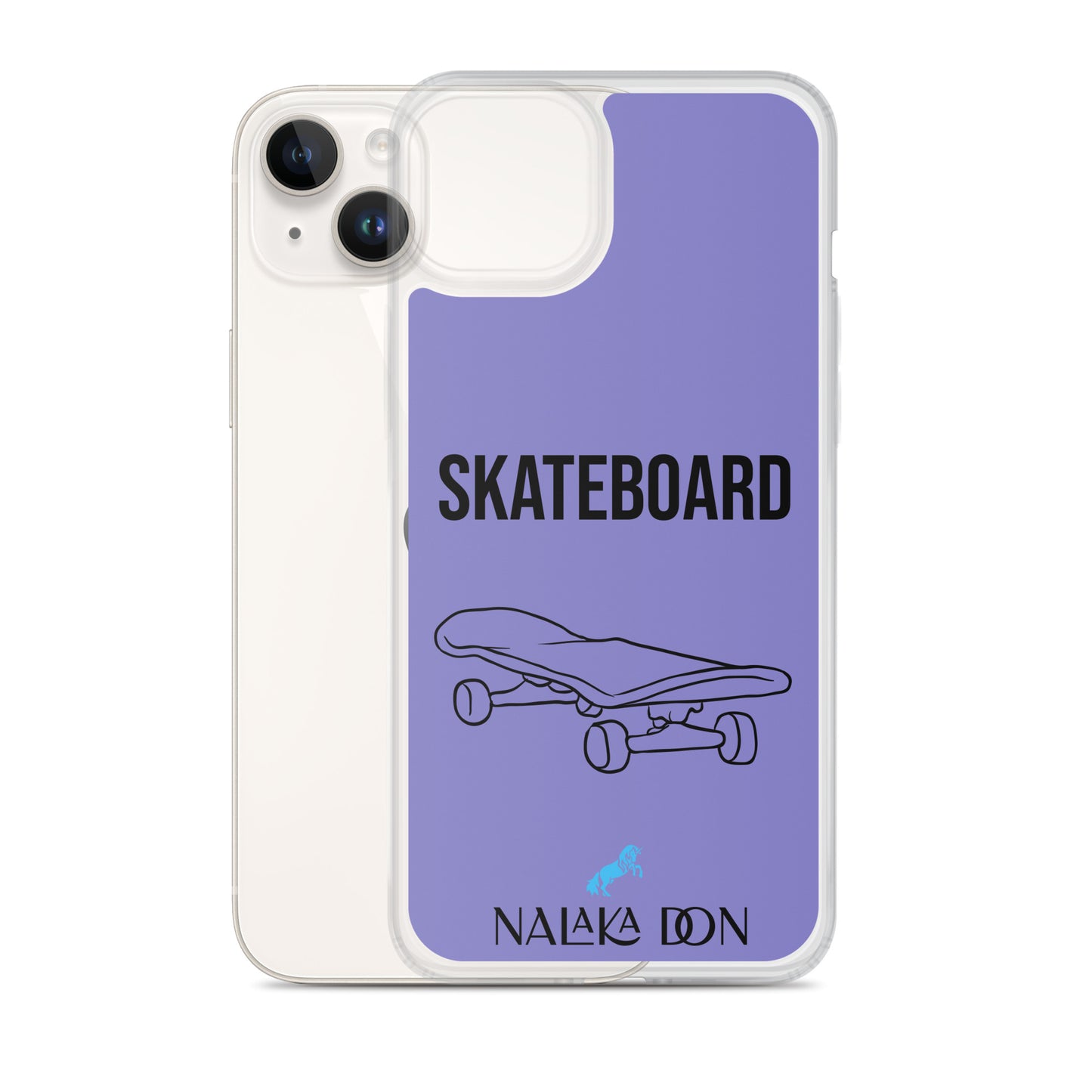 Skateboard - Clear Case for iPhone®