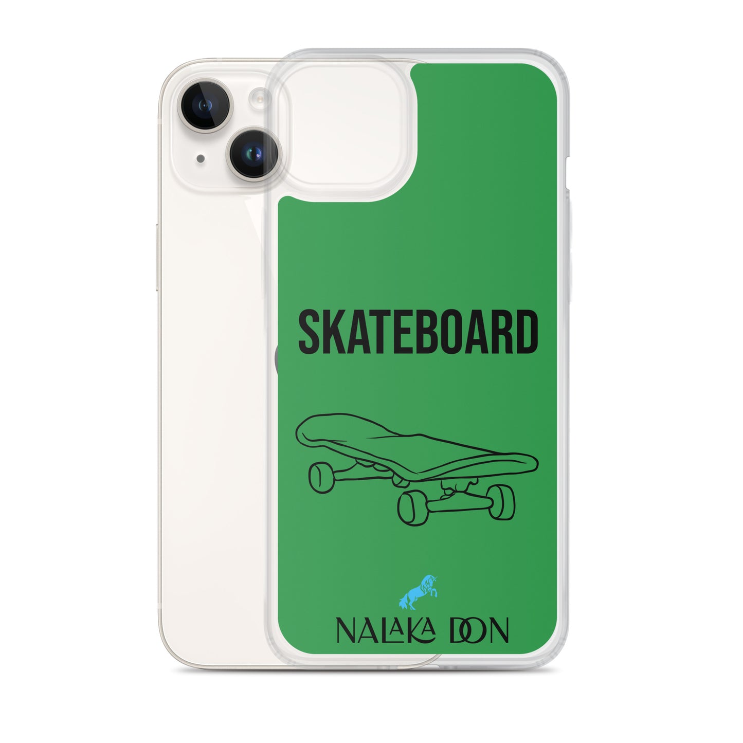 Skateboard - Clear Case for iPhone®