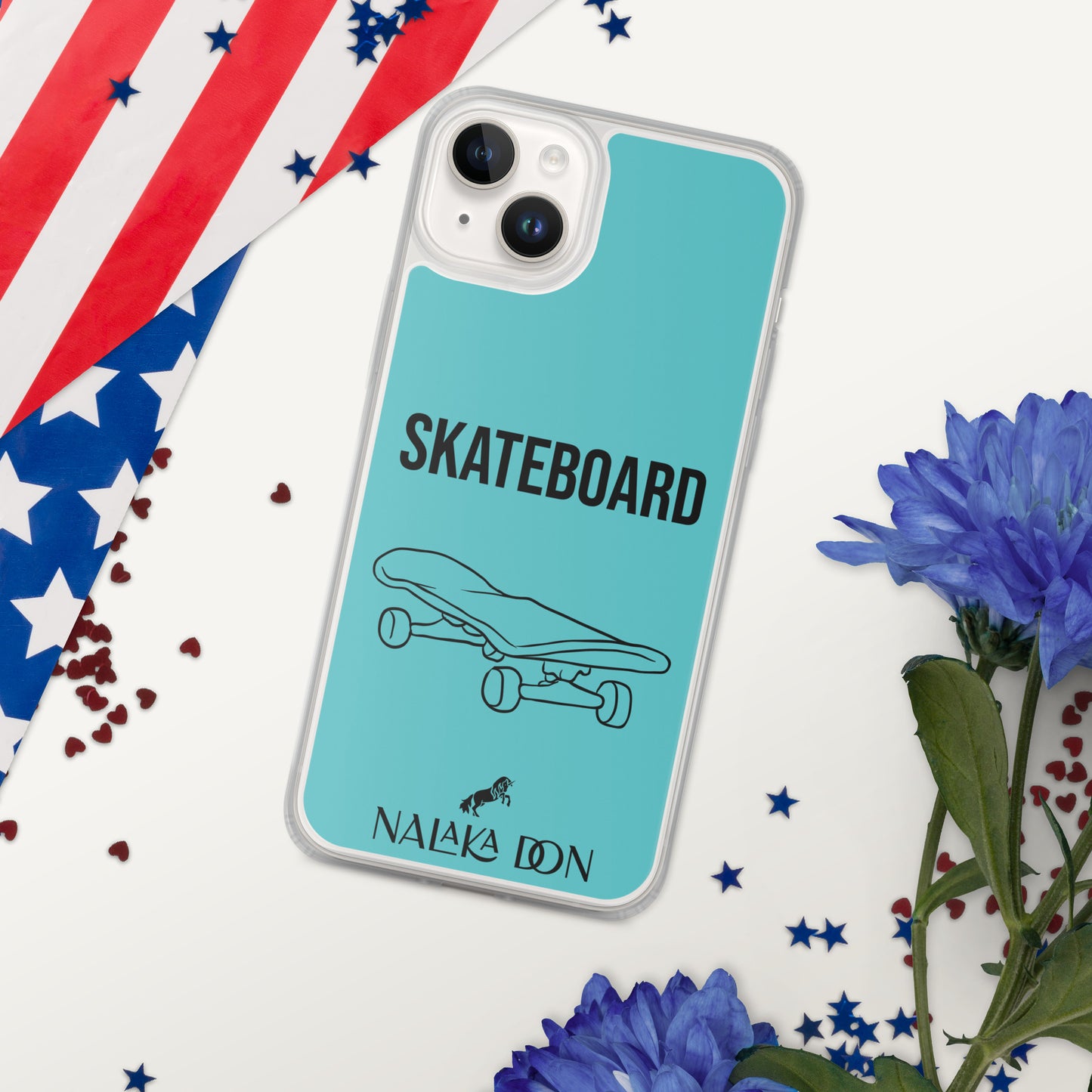 Skateboard - Clear Case for iPhone®